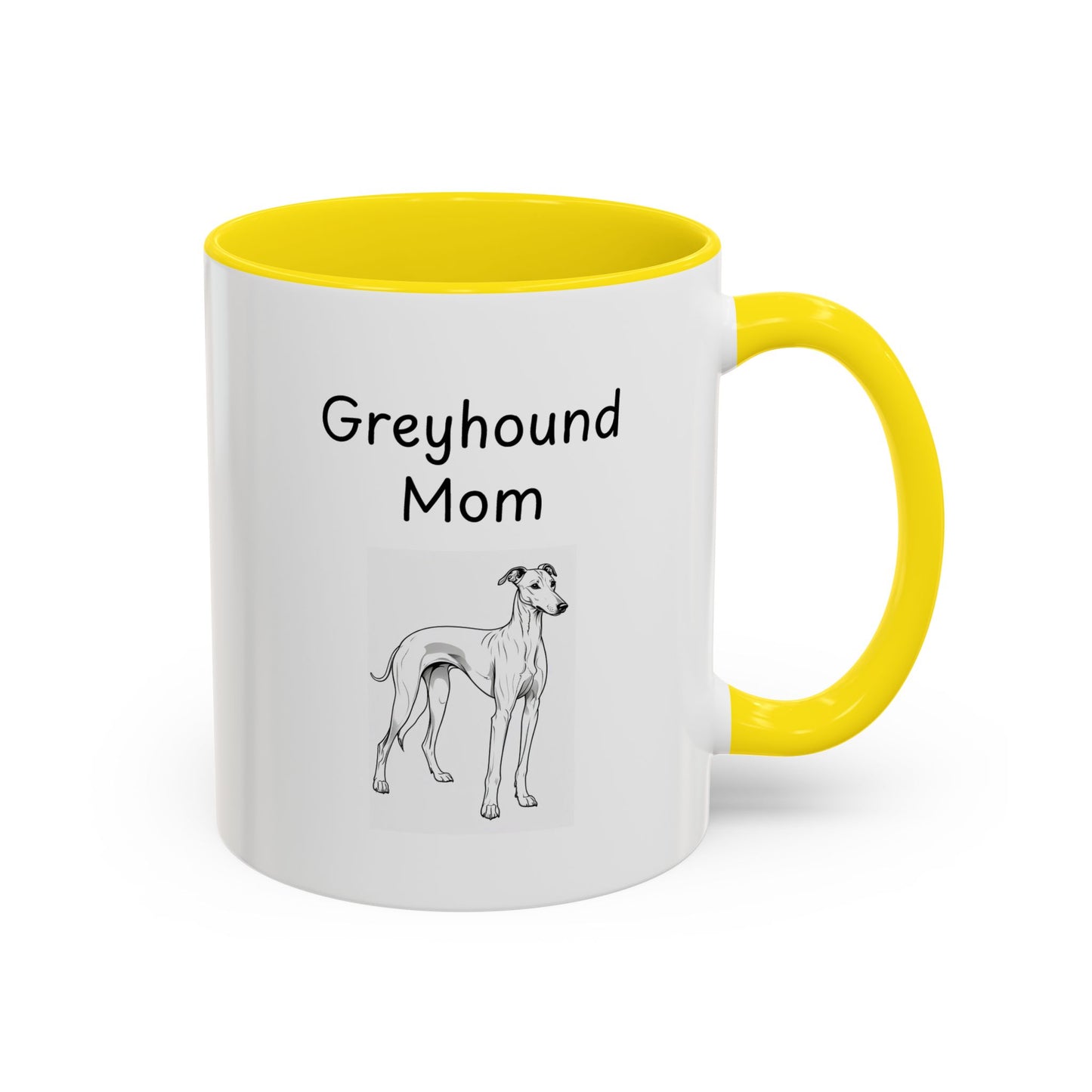Ceramic Mug - "Greyhound Mom"