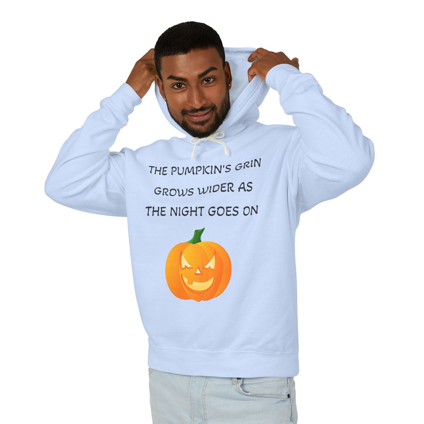 Halloween Hoodie - Pumpkin Grin Quote