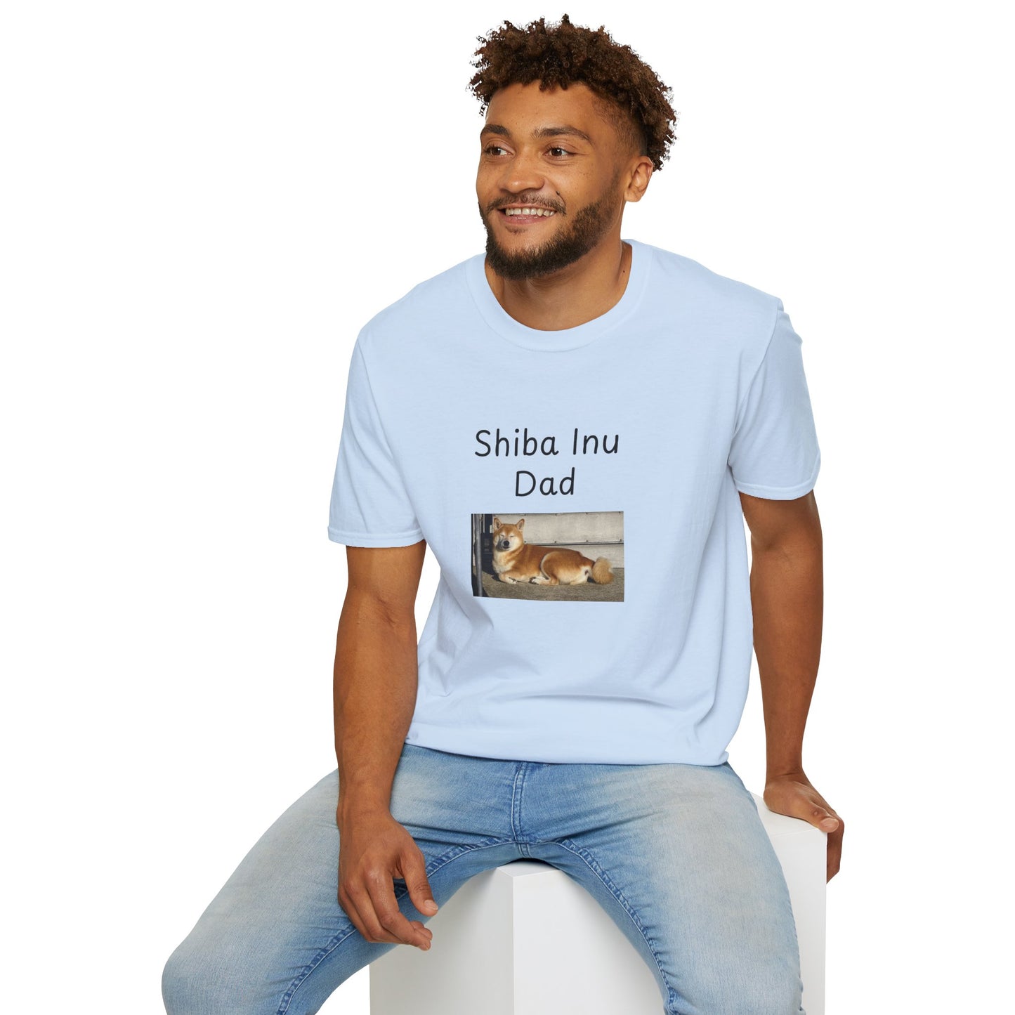 Unisex T-Shirt - "Shiba Inu Dad" - Dog Owner Tee