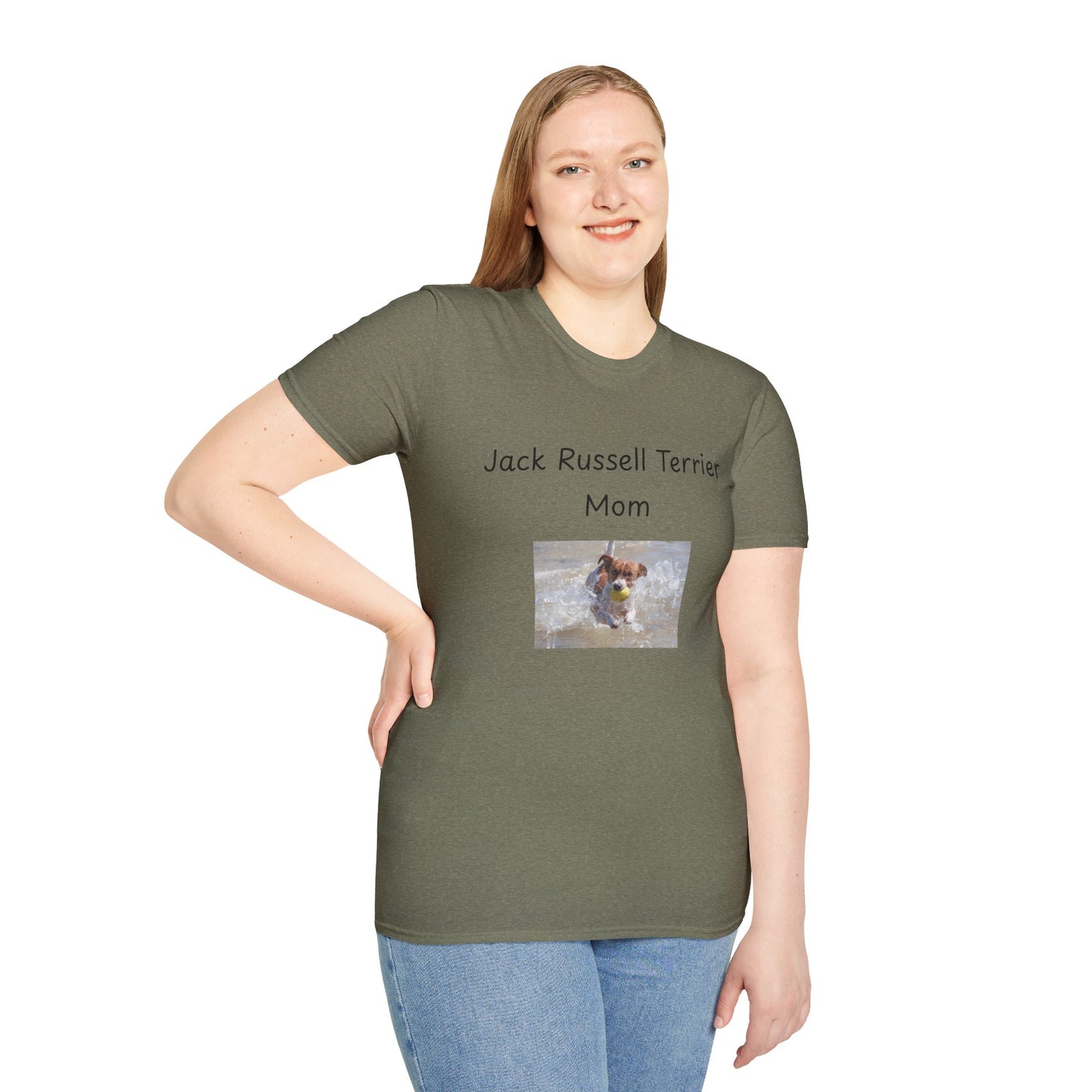 Unisex T-Shirt - "Jack Russell Terrier Mom" - Dog Owner Tee