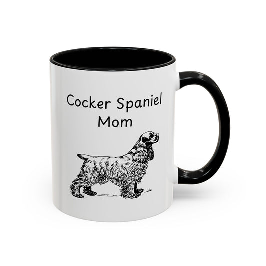 Ceramic Mug - "Cocker Spaniel Mom"