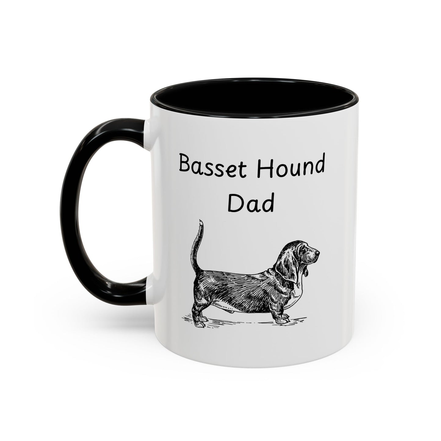 Ceramic Mug - "Basset Hound Dad"