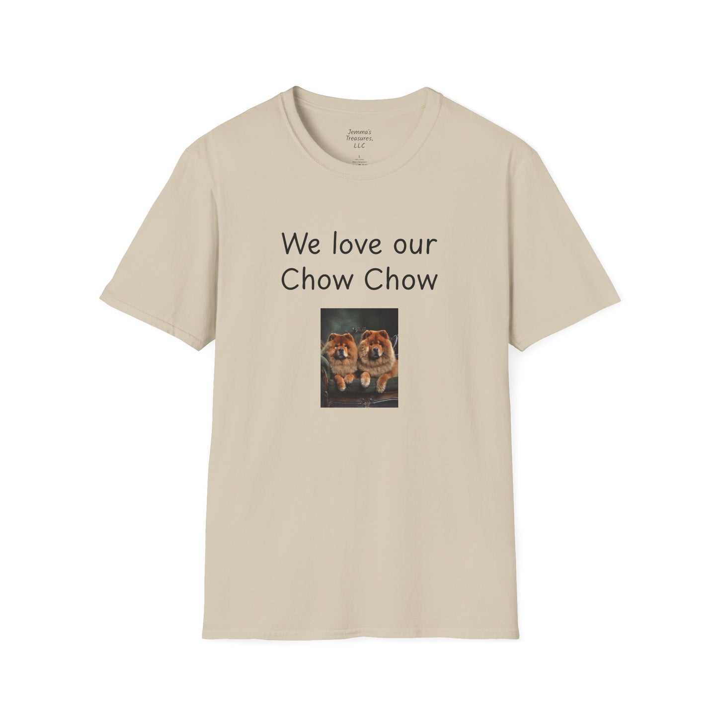 Unisex T-hemp - "Ons is lief vir ons Chow Chow" - Honde-eienaar T-hemp