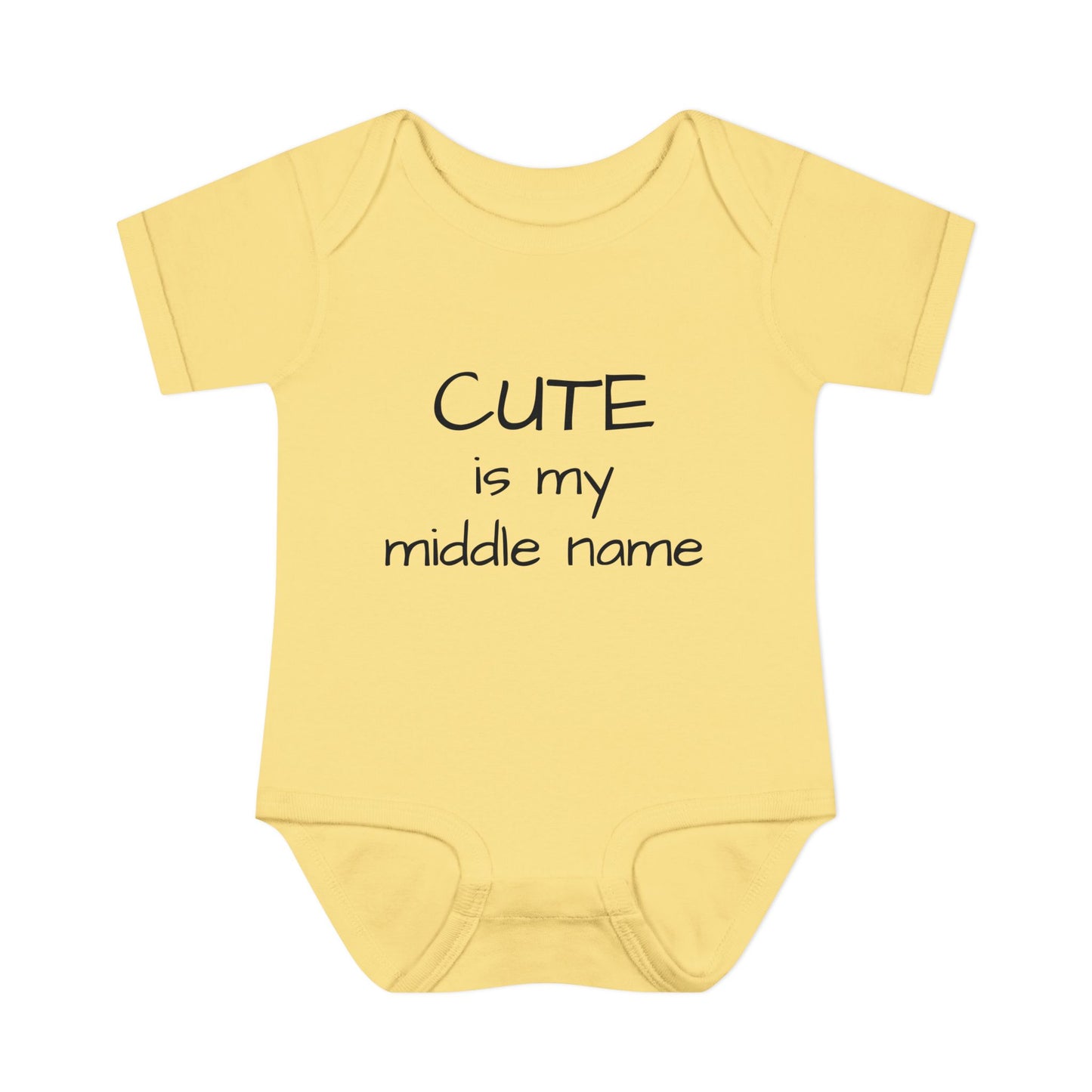 Infant/Toddler Bodysuit -  "Cute Is My Middle Name"