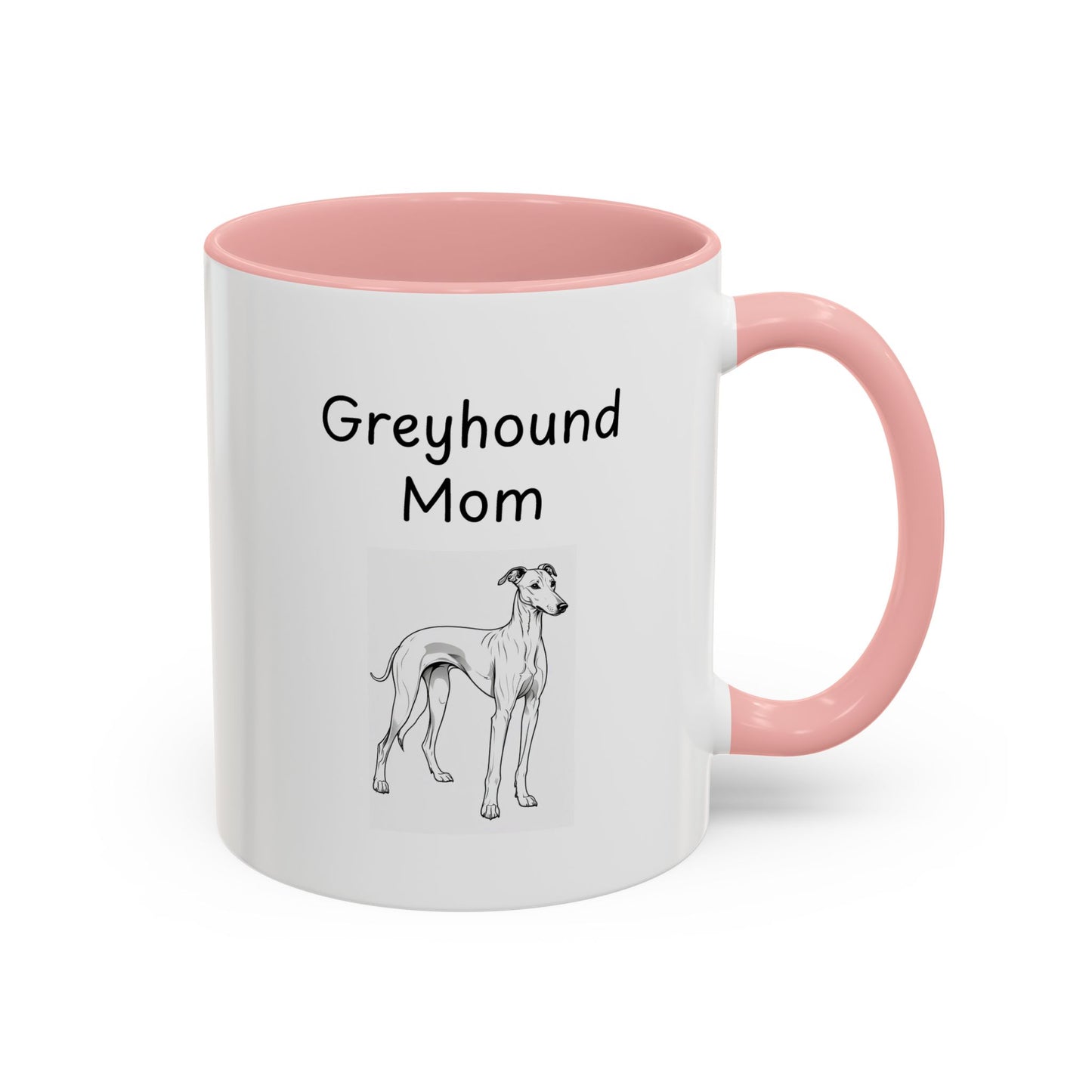 Ceramic Mug - "Greyhound Mom"