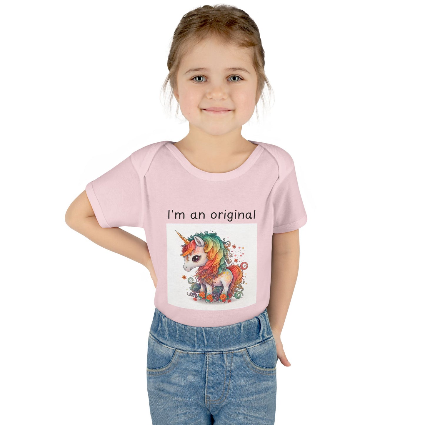 Infant/Toddler Bodysuit - "I'm An Original" Unicorn Design