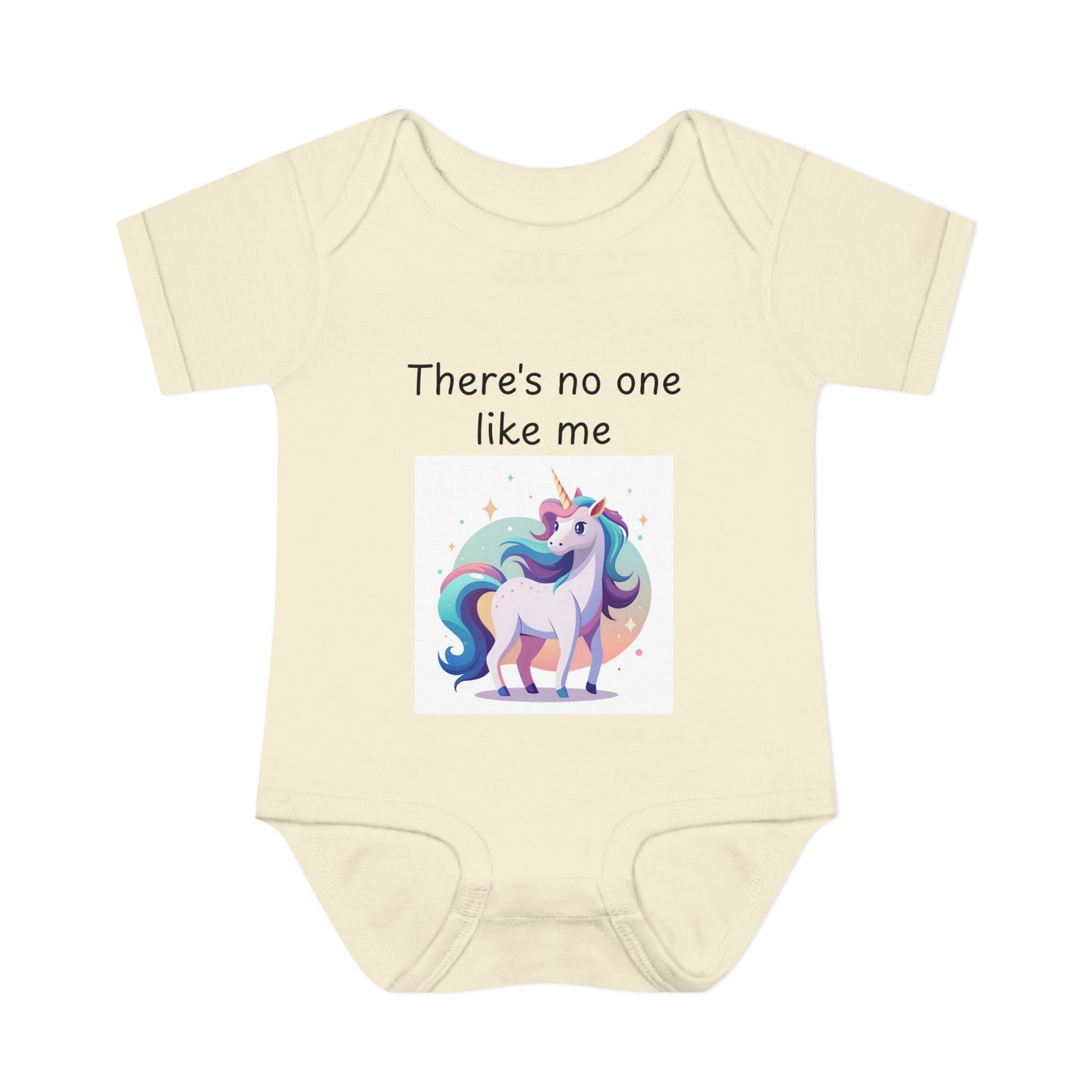 Infant/Toddler Bodysuit - "There's No One Like Me" Unicorn Top