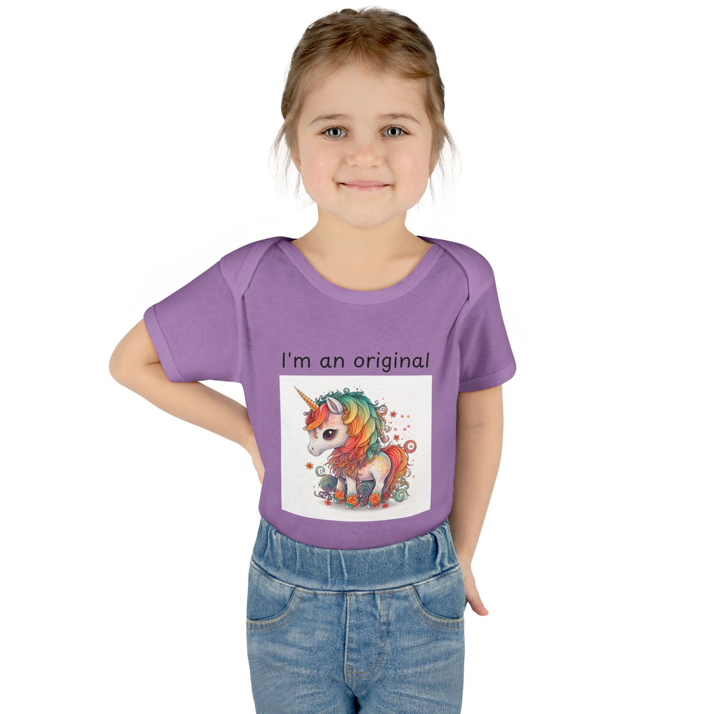 Infant/Toddler Bodysuit - "I'm An Original" Unicorn Design