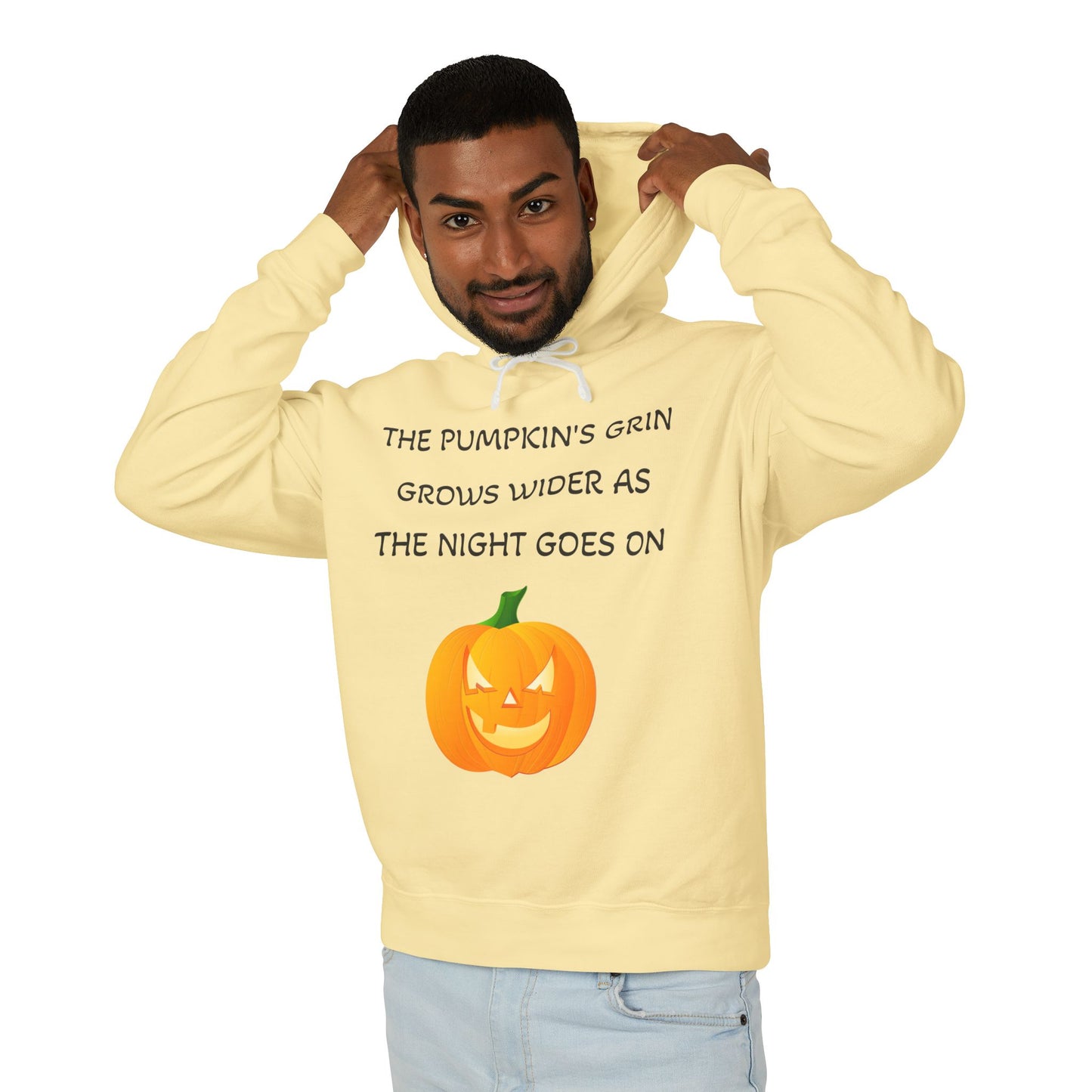 Halloween Hoodie - Pumpkin Grin Quote