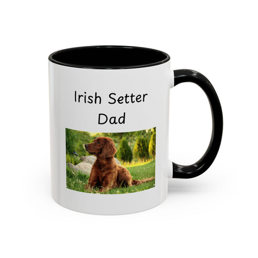 Ceramic Mug - "Irish Setter Dad"