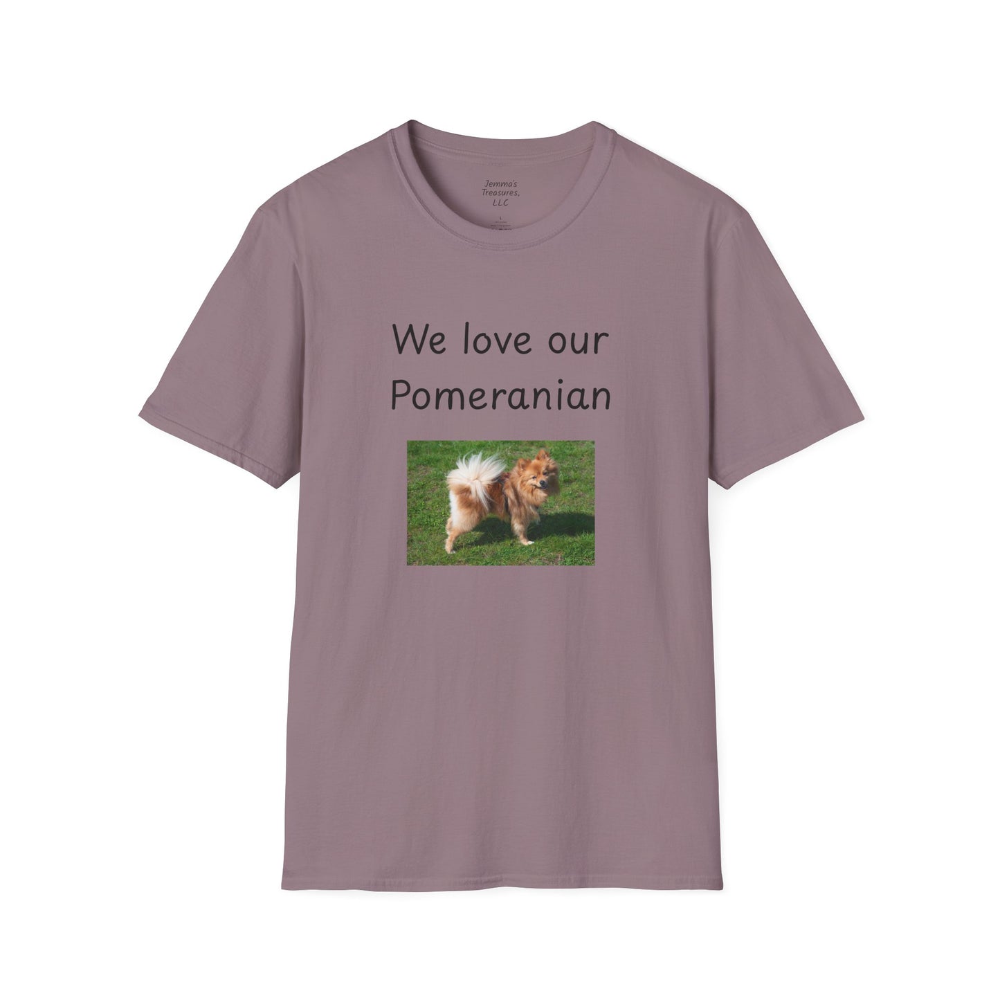 Unisex T-Shirt - "Wir lieben unseren Pommerschen" - Hundebesitzer T-Shirt