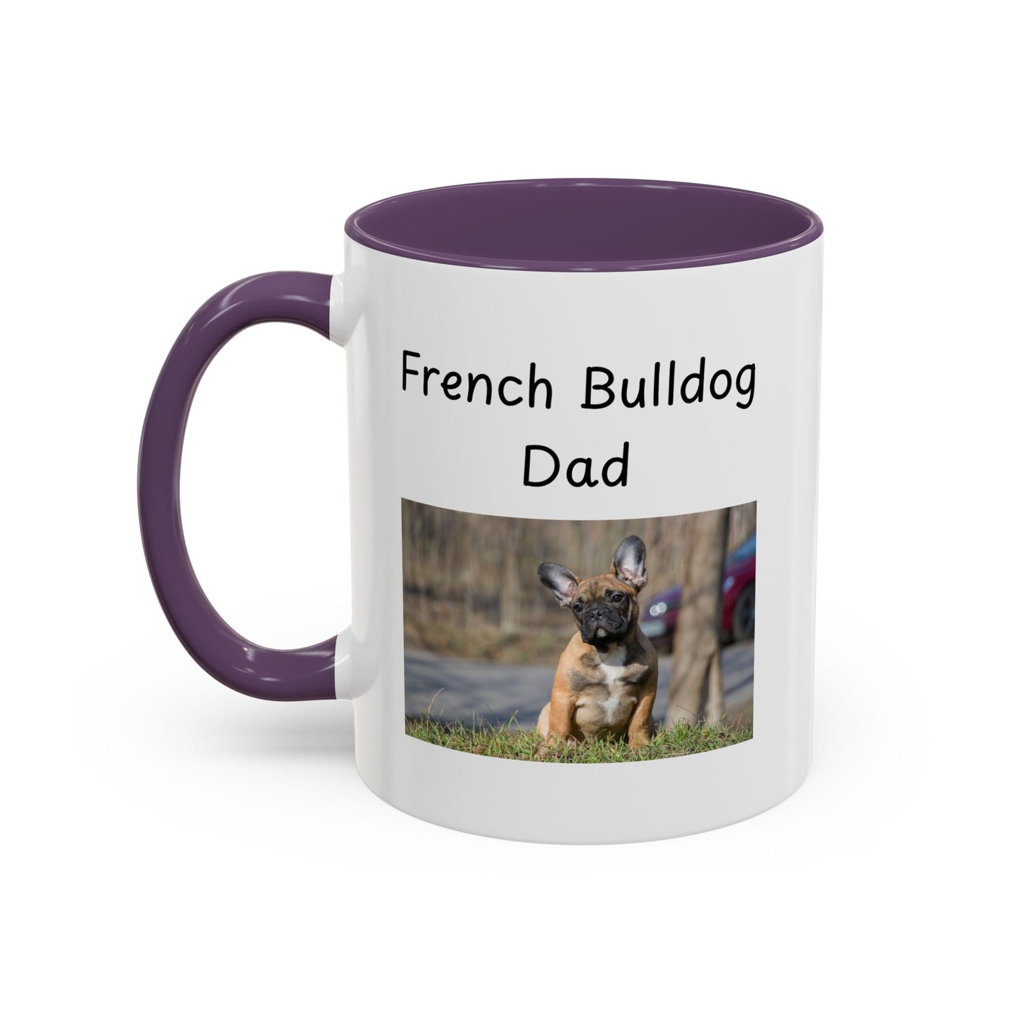 Keramiktasse - "Französischer Bulldoggen-Papa"