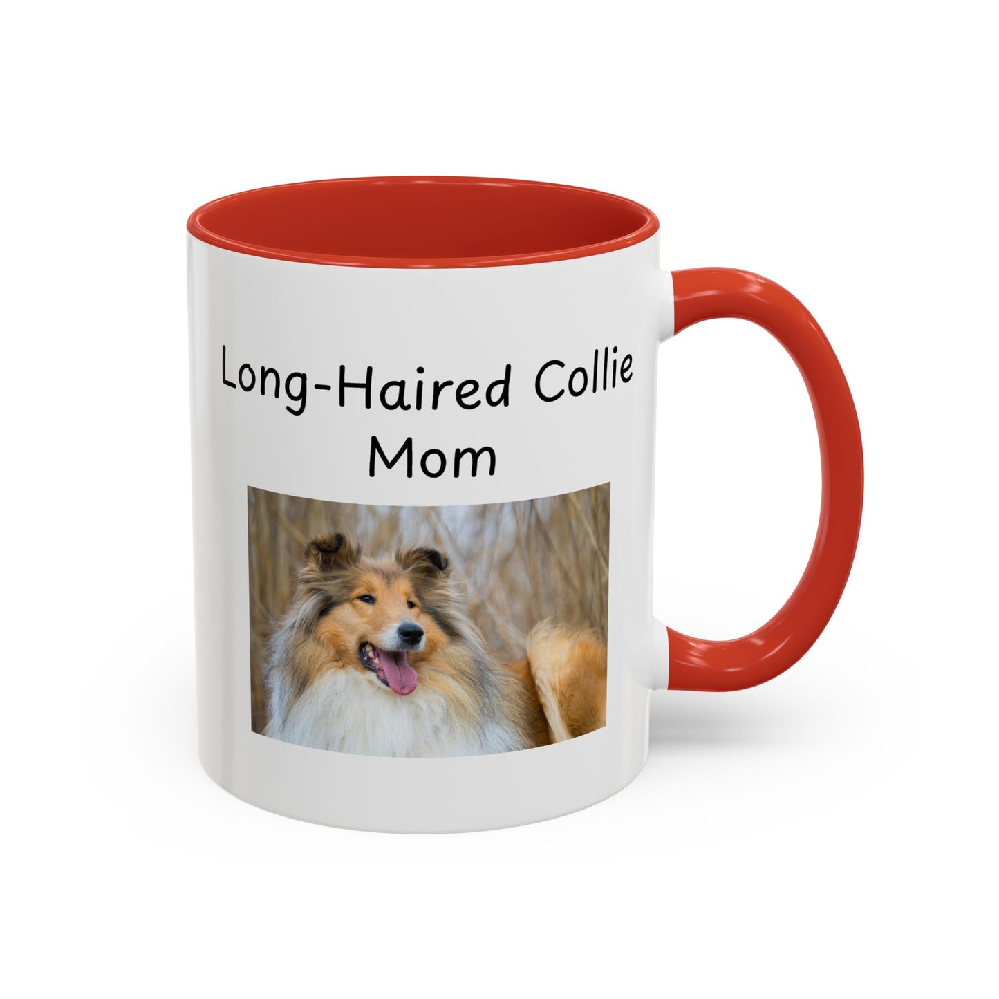 Keramiekbeker - "Langhaar Collie Ma"