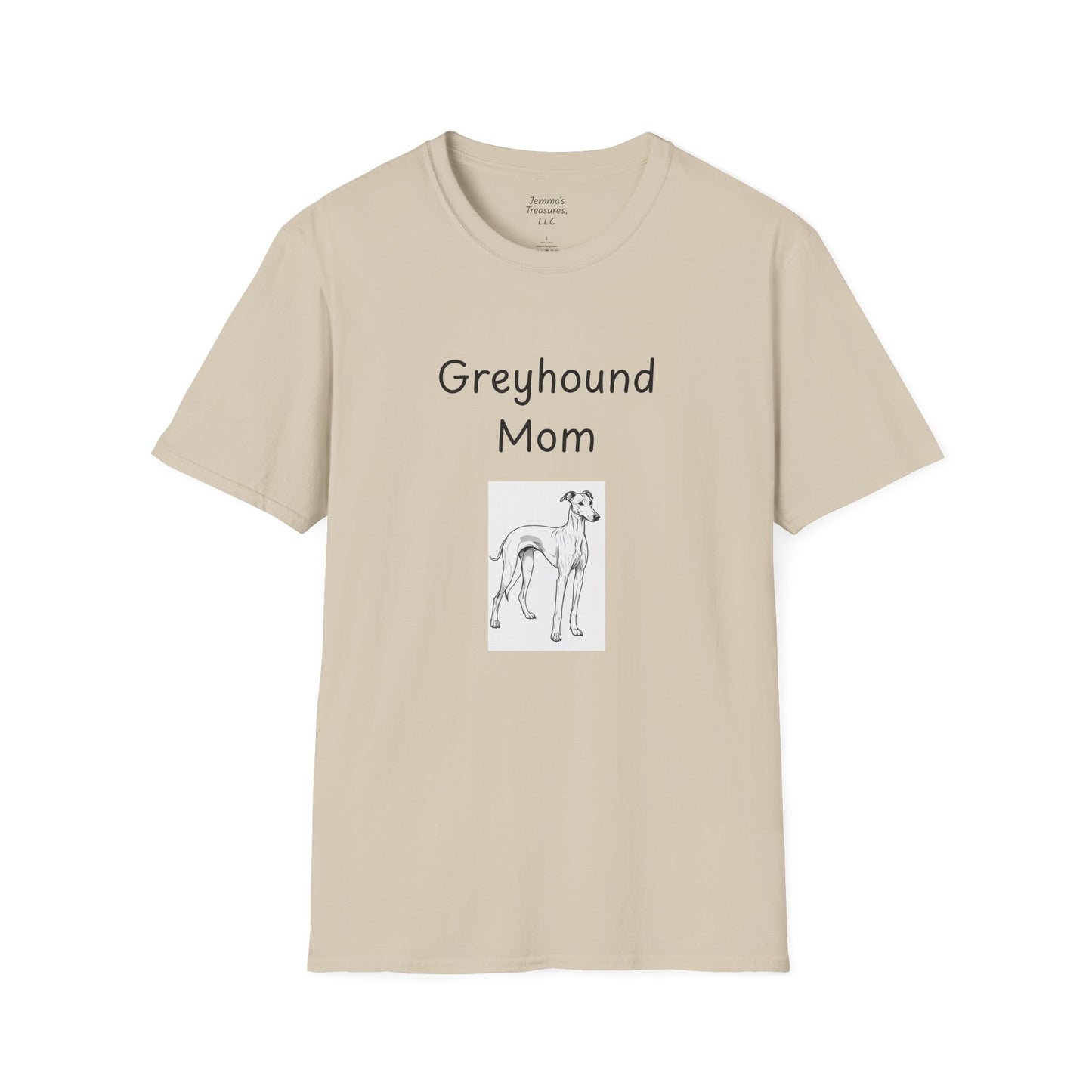 Unisex T-Shirt - "Greyhound Mom" - Hundebesitzer T-Shirt