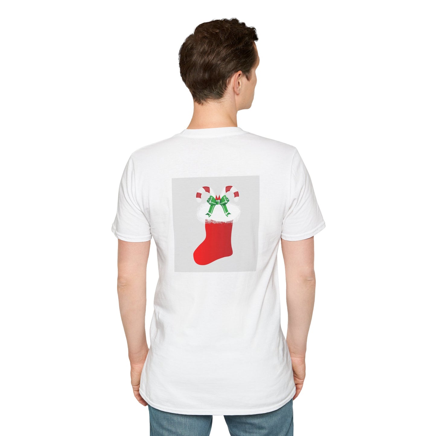 Humorous Christmas Tee - Eating Candy Out Of Socks Quote