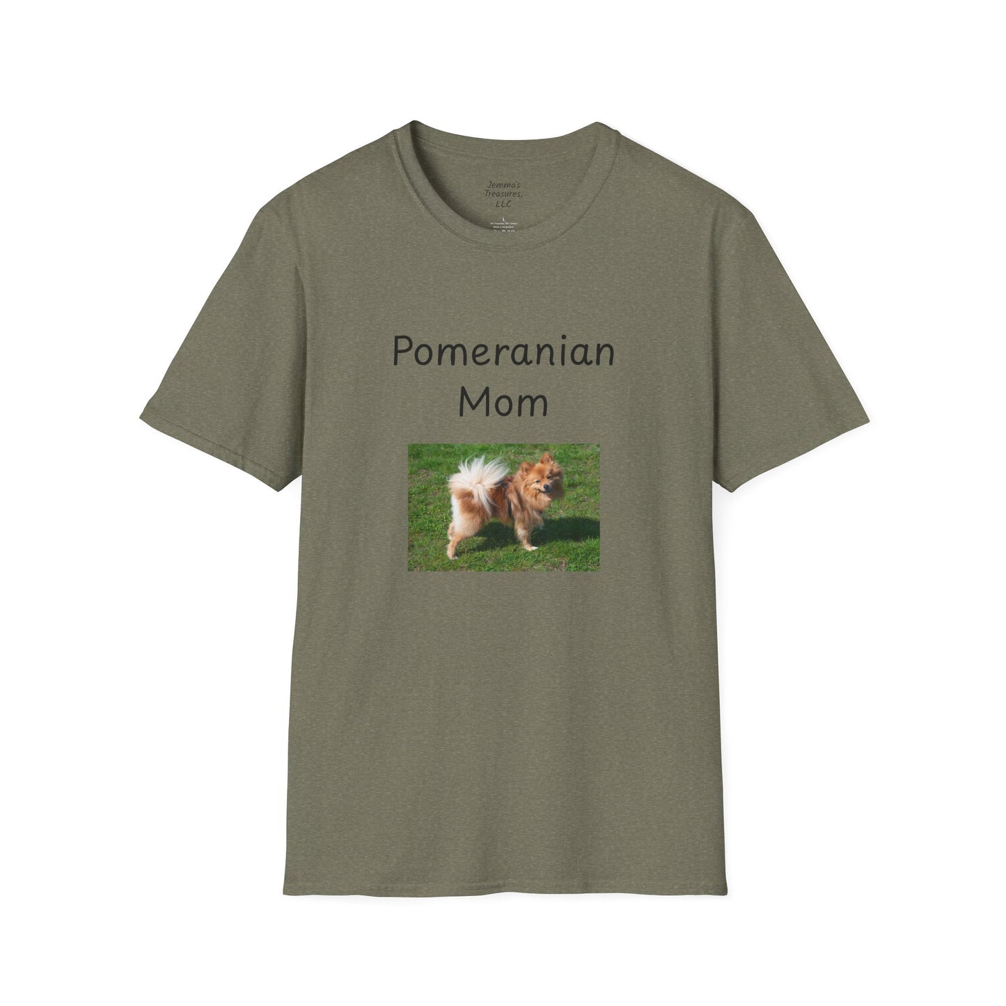 Unisex T-Shirt - "Pomeranian Mom" - Hundebesitzer T-Shirt