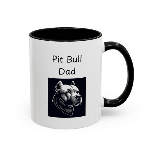 Ceramic Mug - "Pit Bull Dad"