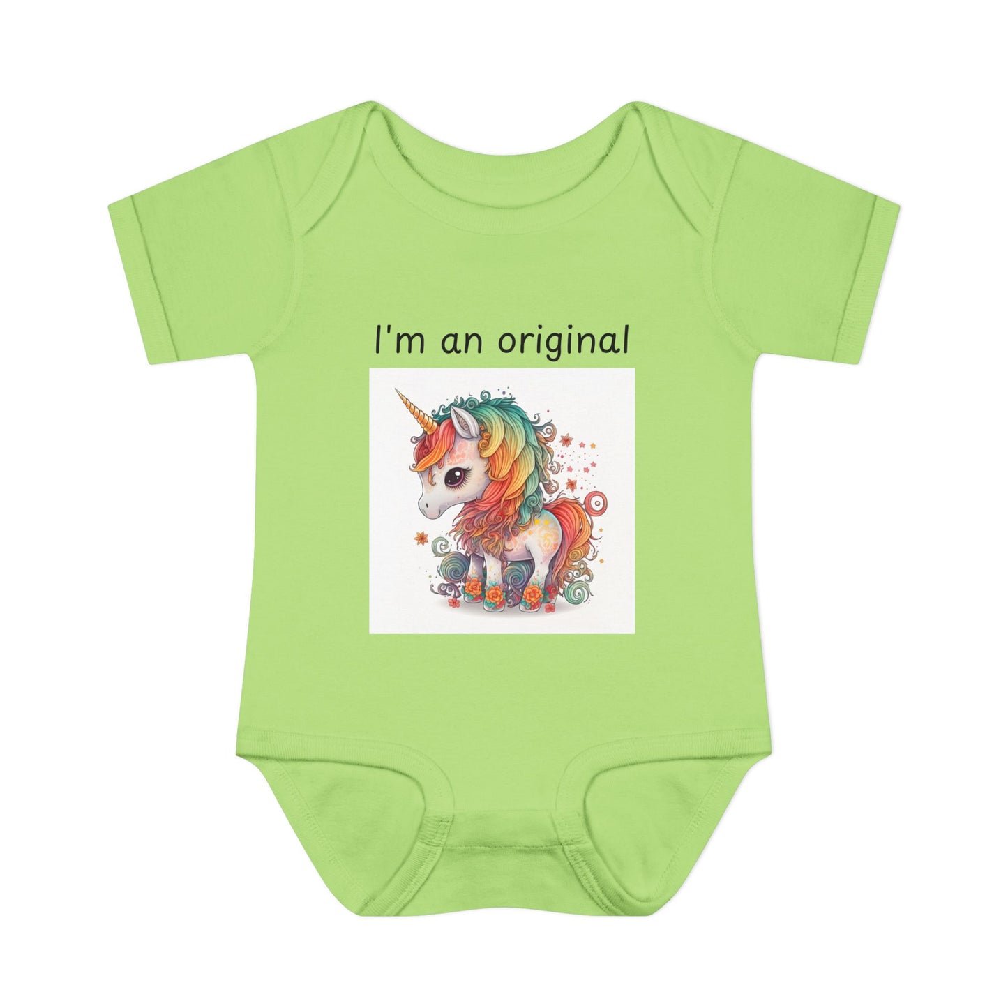 Infant/Toddler Bodysuit - "I'm An Original" Unicorn Design
