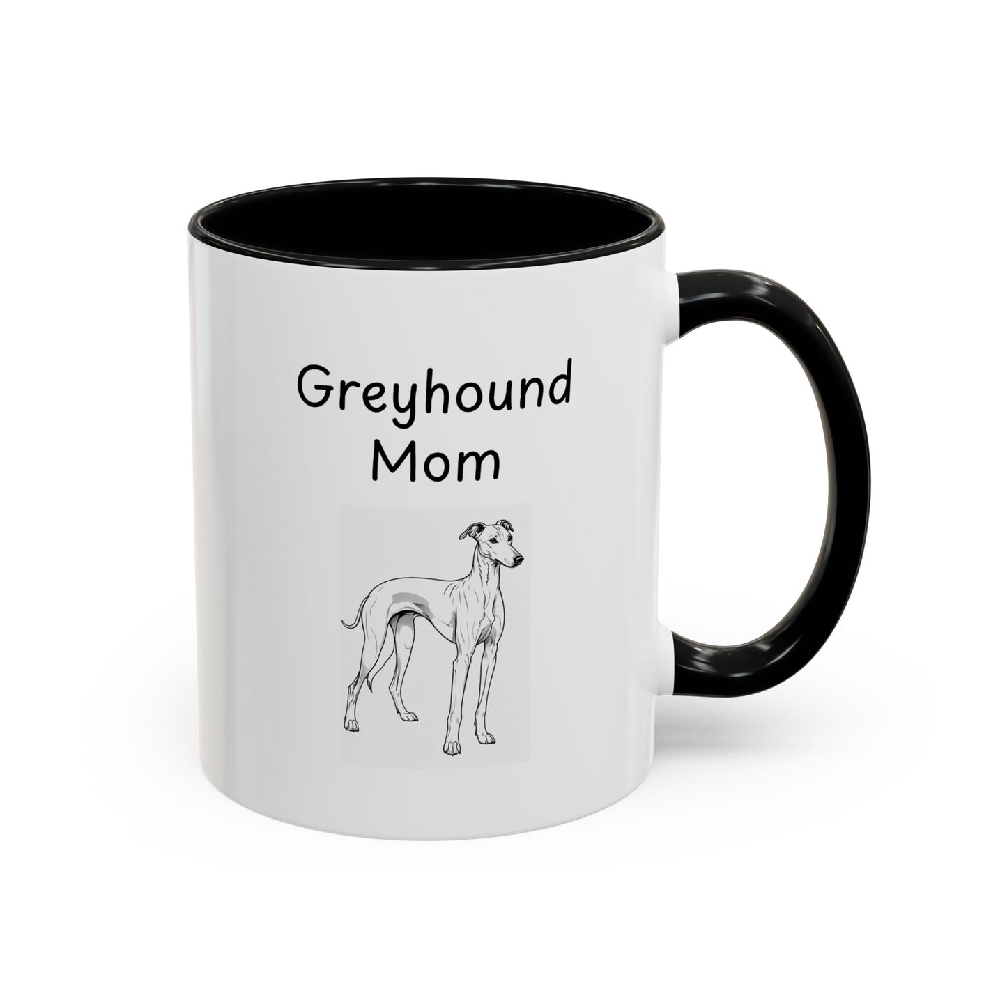 Ceramic Mug - "Greyhound Mom"