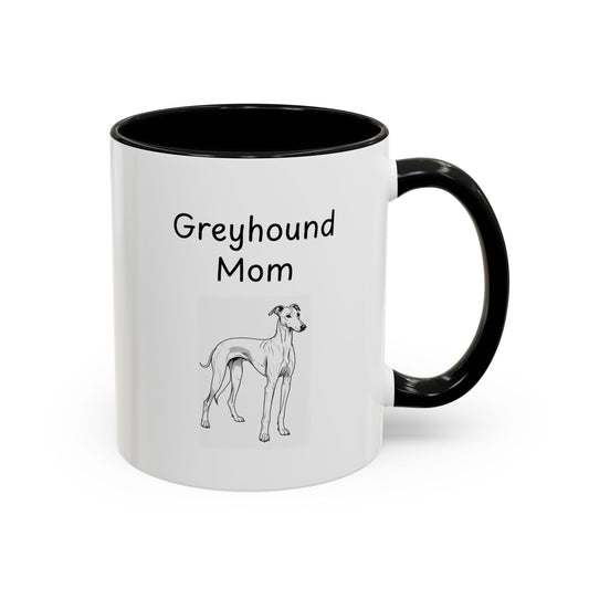 Ceramic Mug - "Greyhound Mom"
