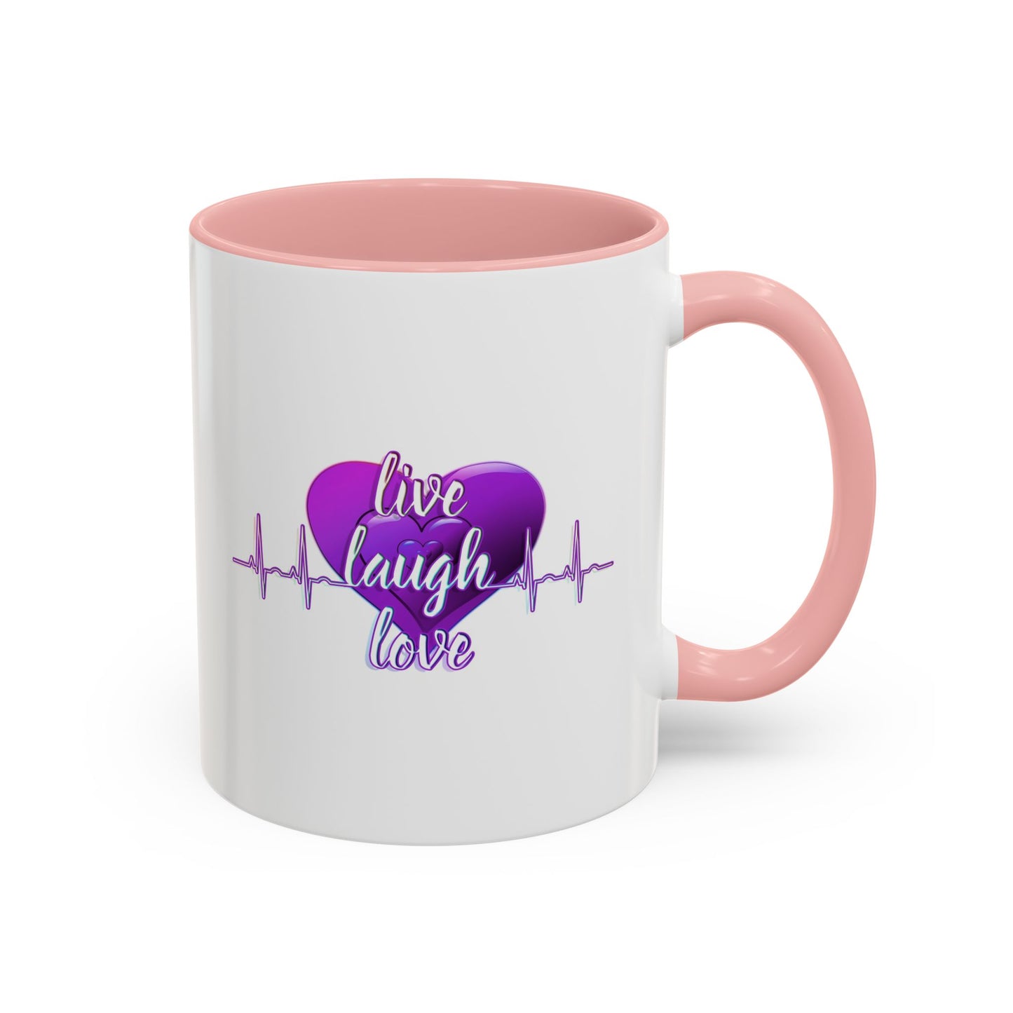 Inspirational Mug - "Live, Laugh, Love" Quote Design