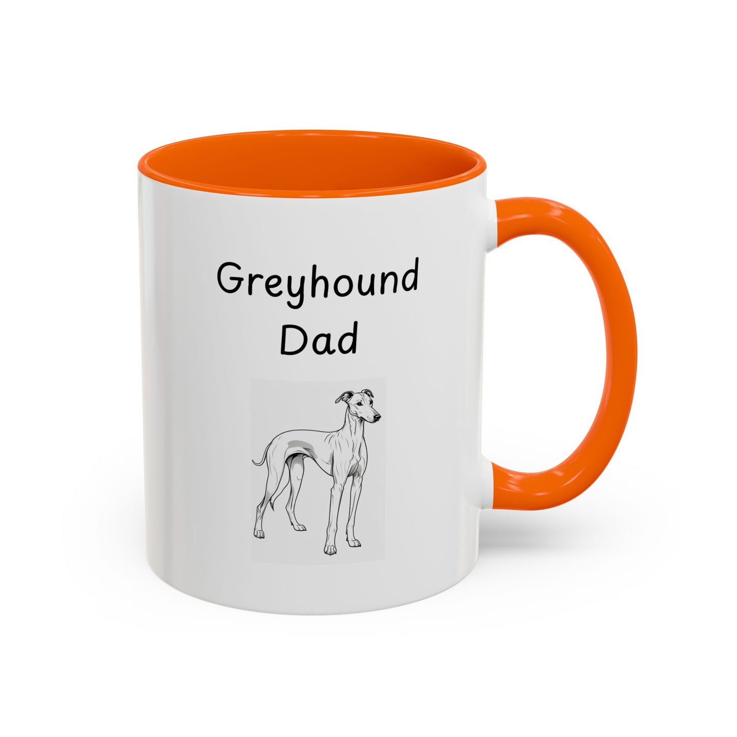 Ceramic Mug - "Greyhound Dad"