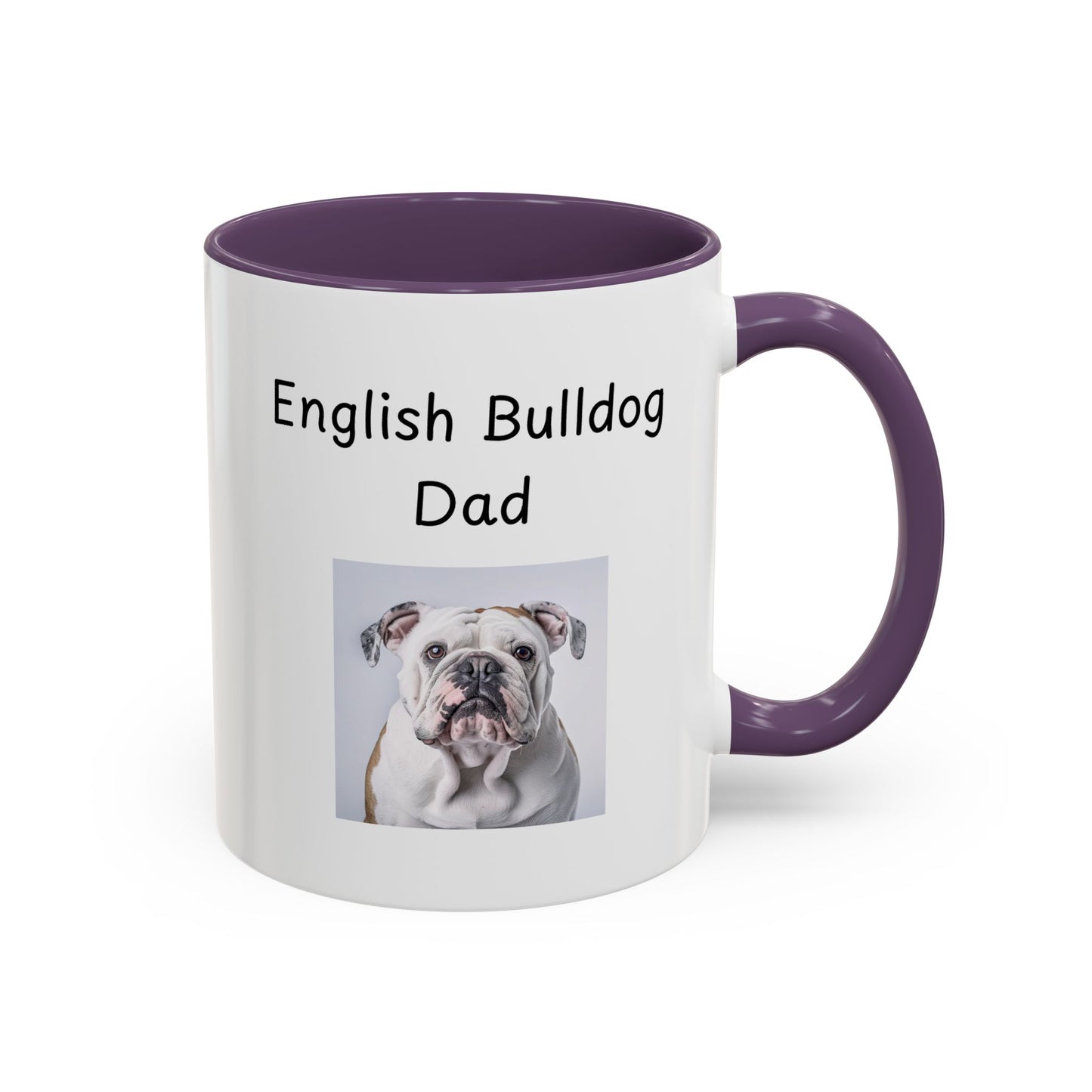 Keramiktasse - "Englischer Bulldoggen-Papa"