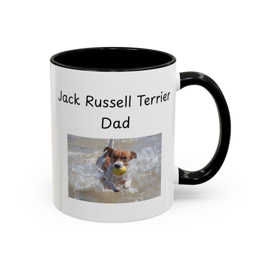 Ceramic Mug - "Jack Russell Terrier Dad"