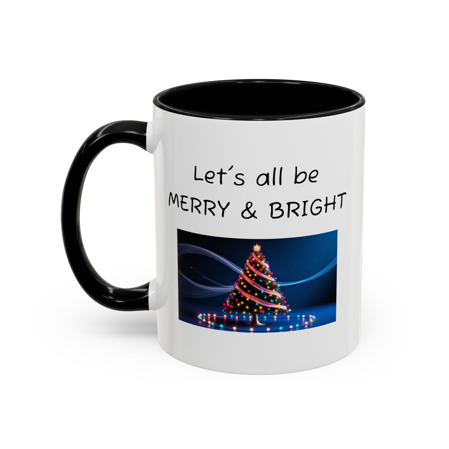 Weihnachtstasse – „Lasst uns alle fröhlich und strahlend sein!“