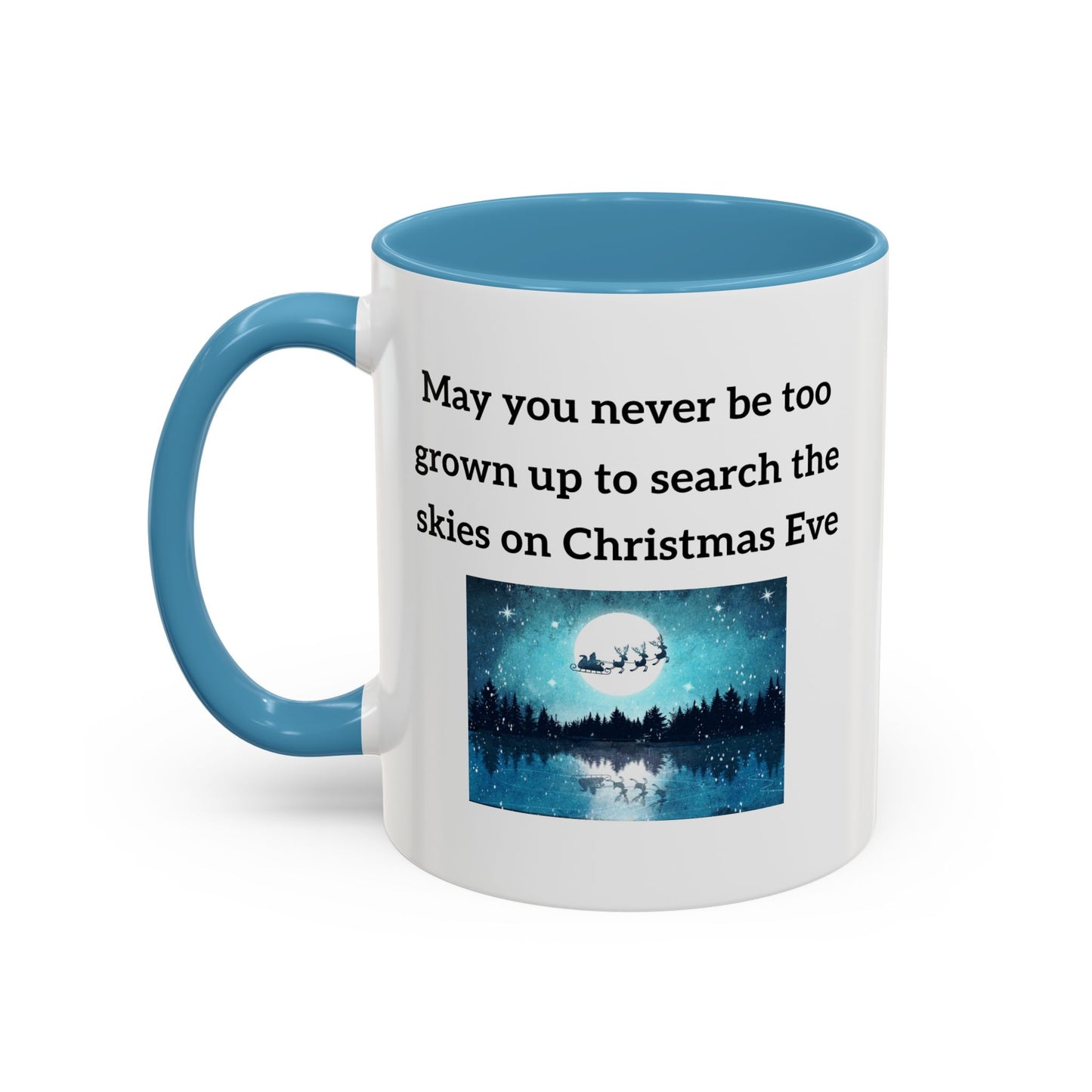 Weihnachtstasse – Zitat zum Thema „Suche den Himmel“ am Heiligabend