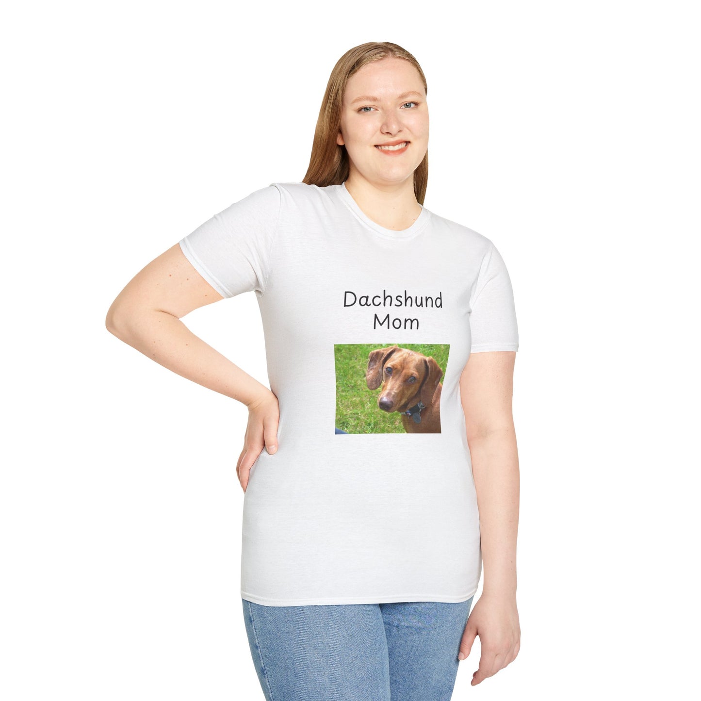 Unisex T-hemp - "Teckelmamma" - Honde-eienaar T-hemp