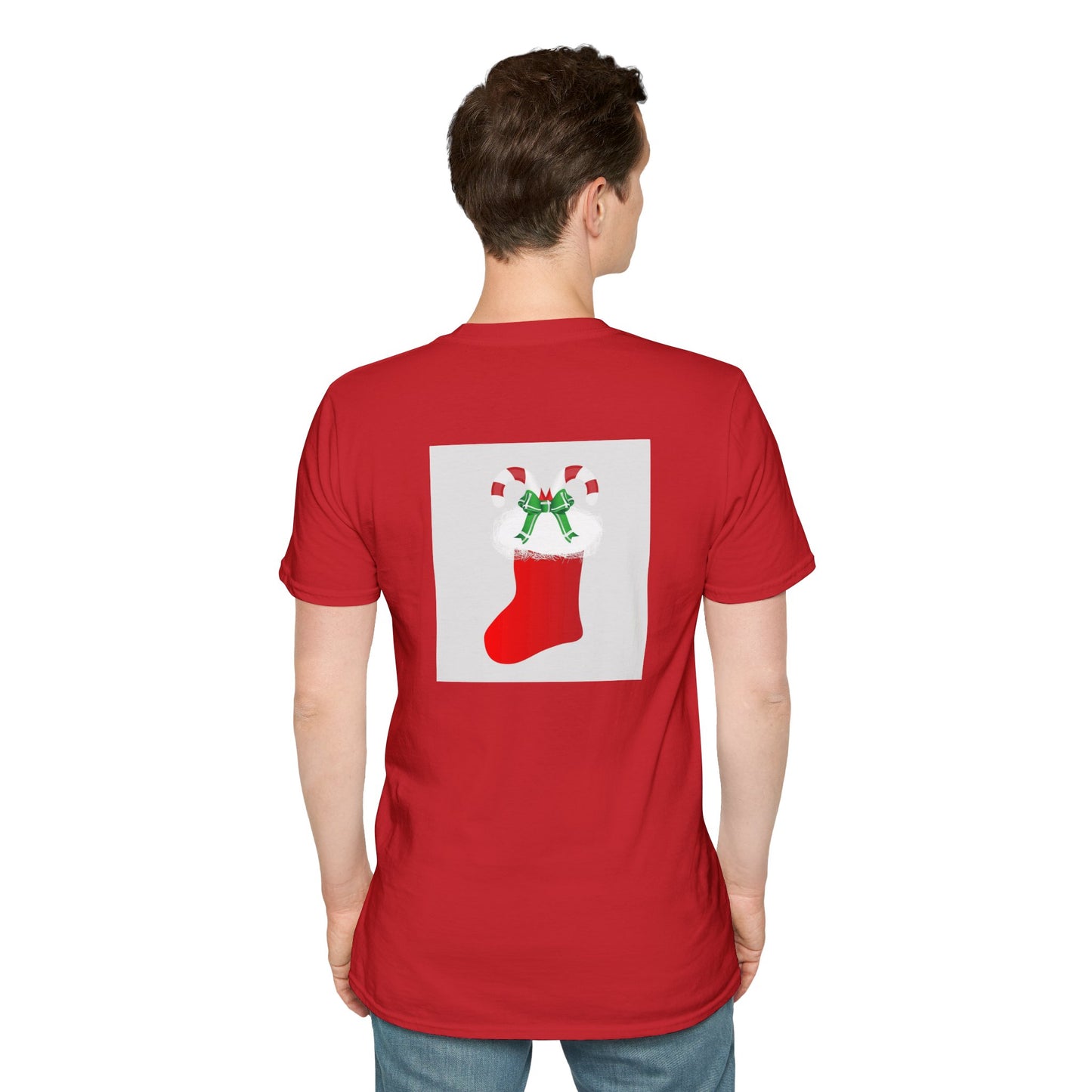 Humorous Christmas Tee - Eating Candy Out Of Socks Quote