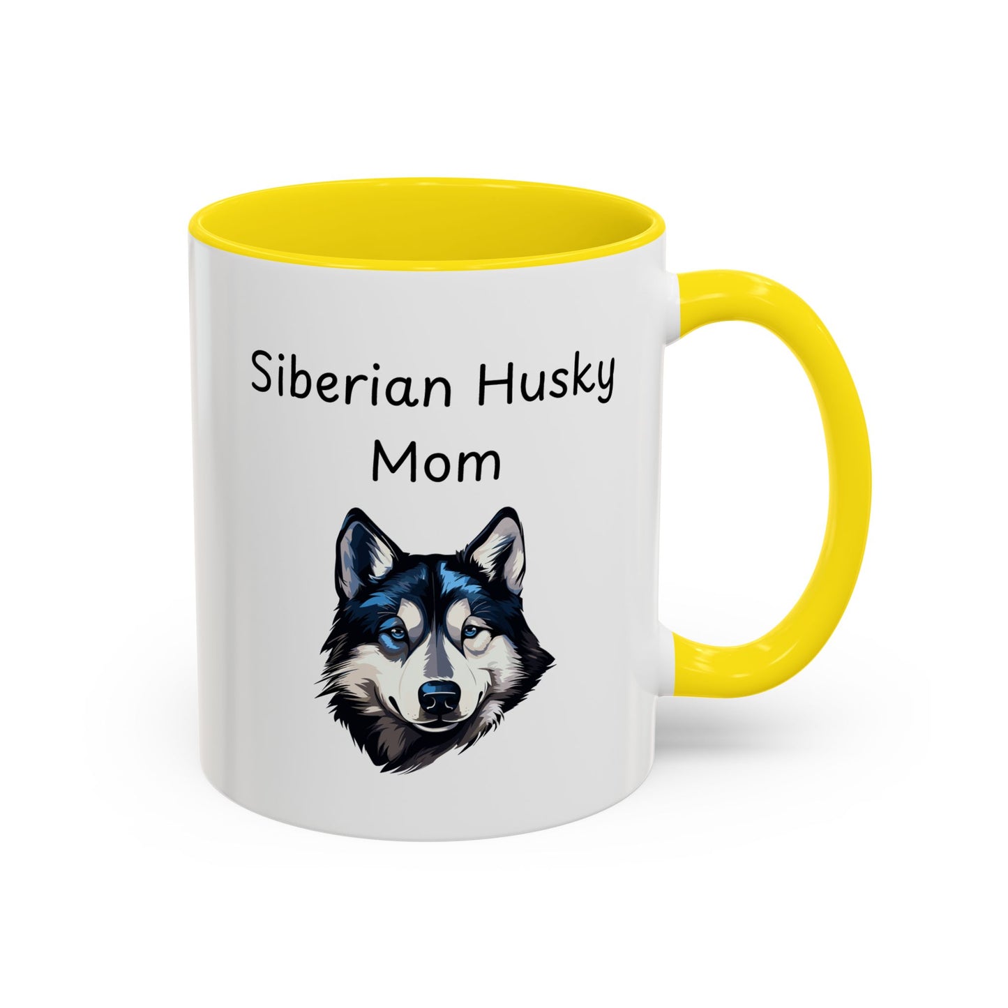 Ceramic Mug - "Siberian Husky Mom"