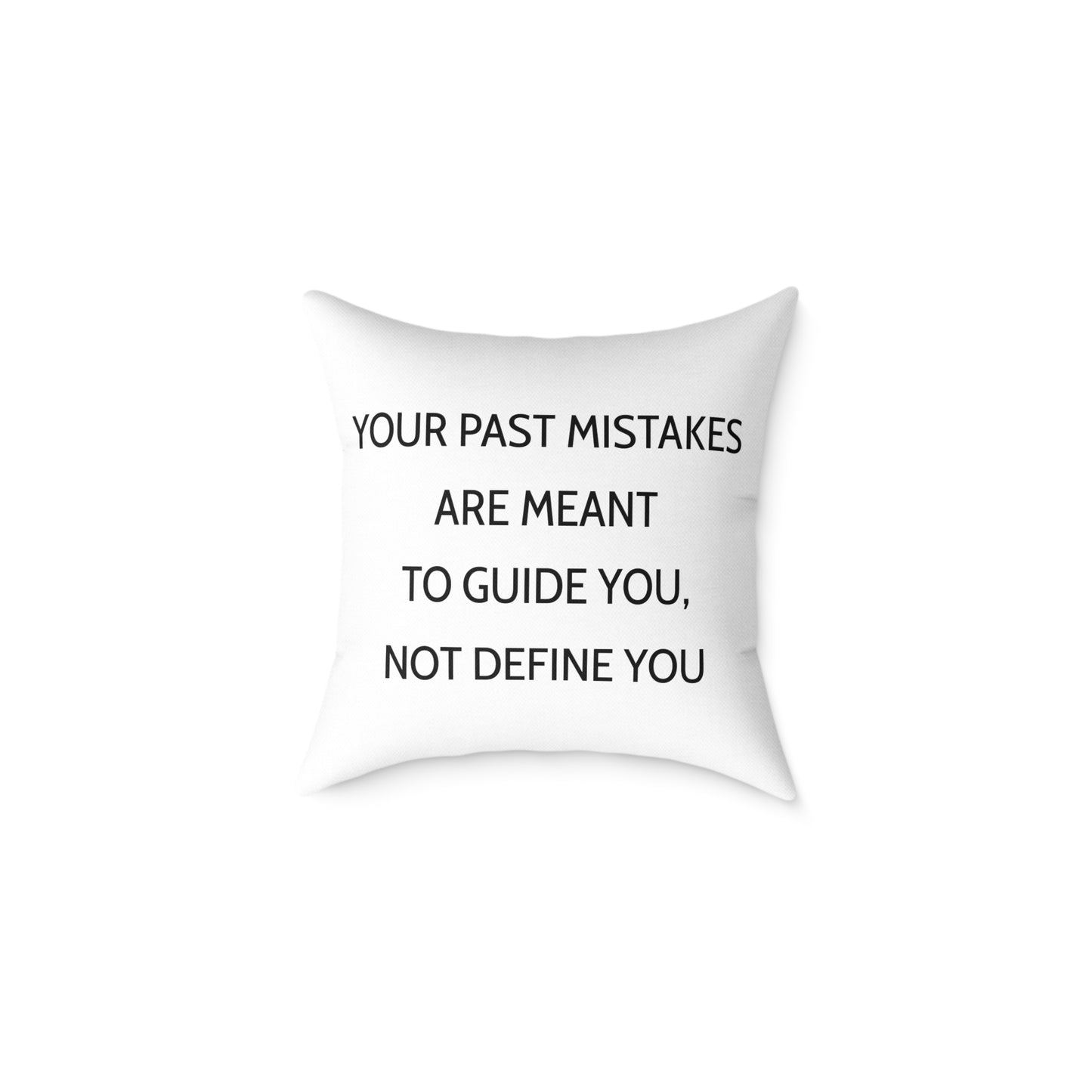 Throw Pillow - Past Mistakes Guidance Inspiration