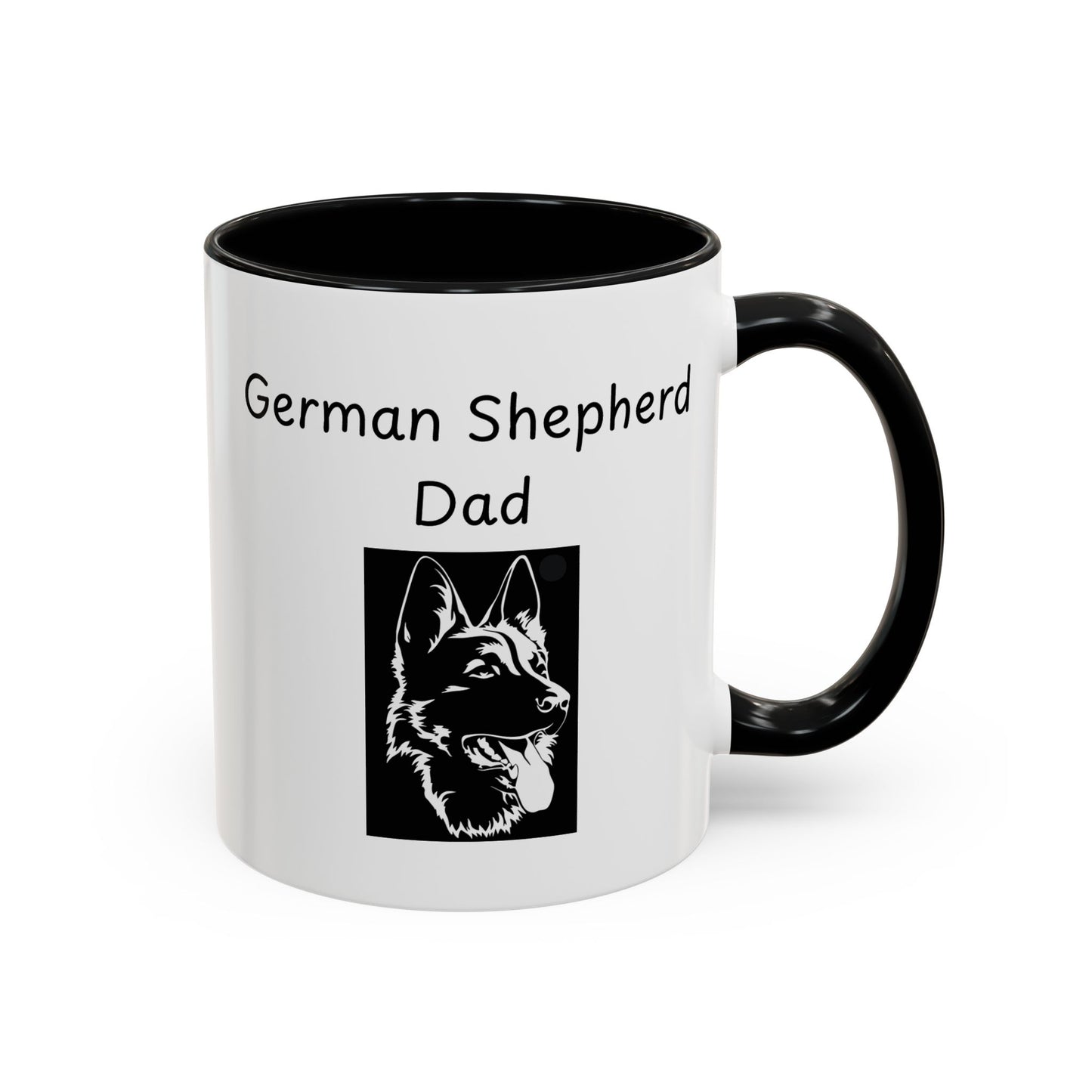 Keramiktasse - "Deutscher Schäferhund-Papa"