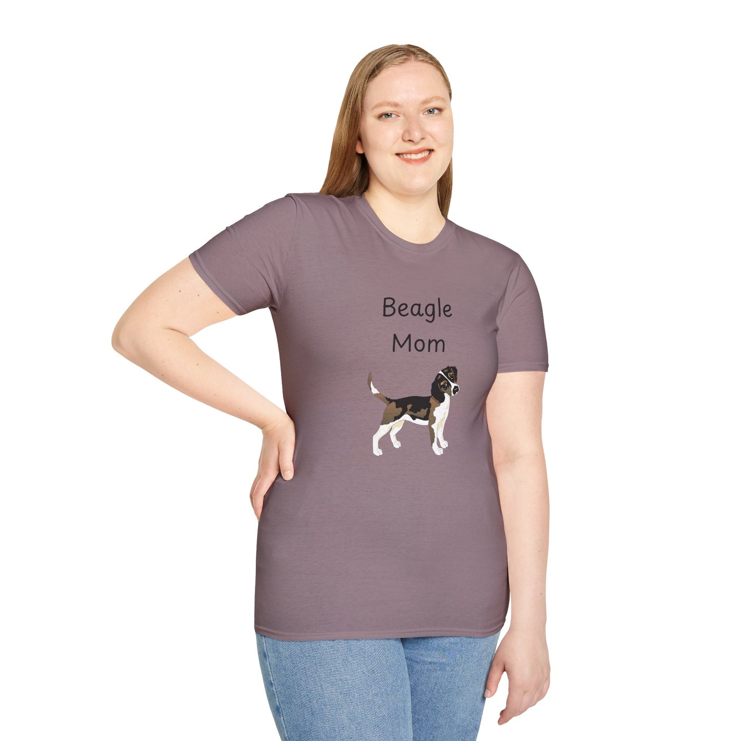 Unisex T-Shirt - "Beagle Mom" - Dog Owner Tee