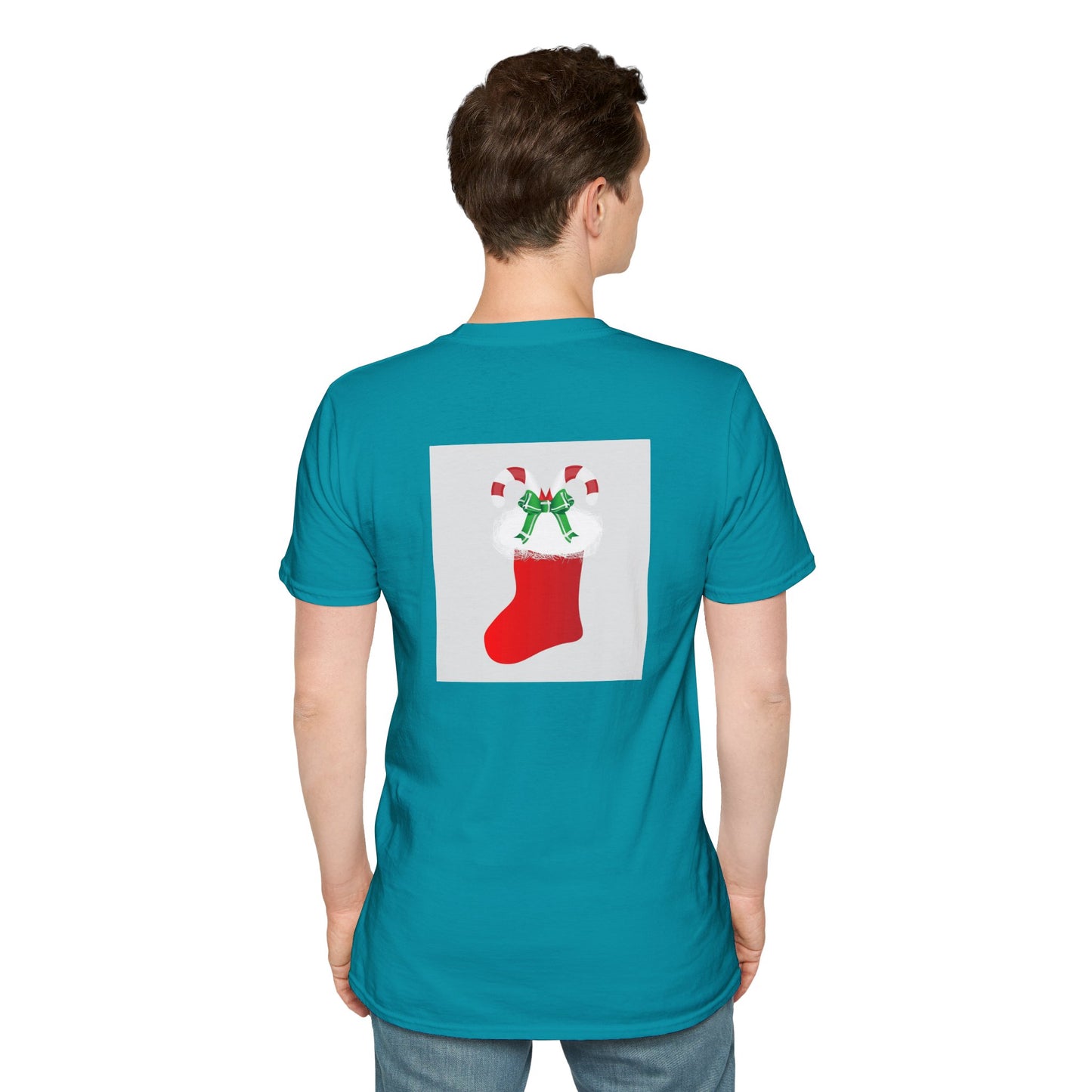 Humorous Christmas Tee - Eating Candy Out Of Socks Quote