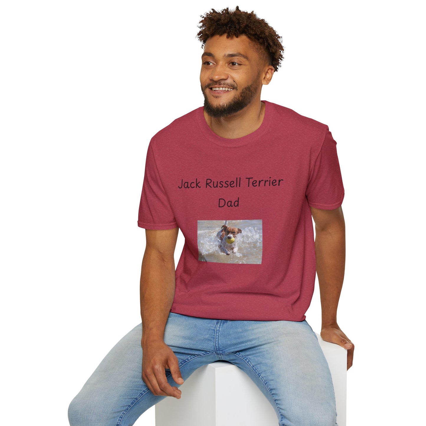 Unisex T-Shirt - "Jack Russell Terrier Dad" - Dog Owner Tee