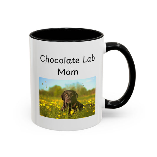 Ceramic Mug - "Chocolate Lab Mom"