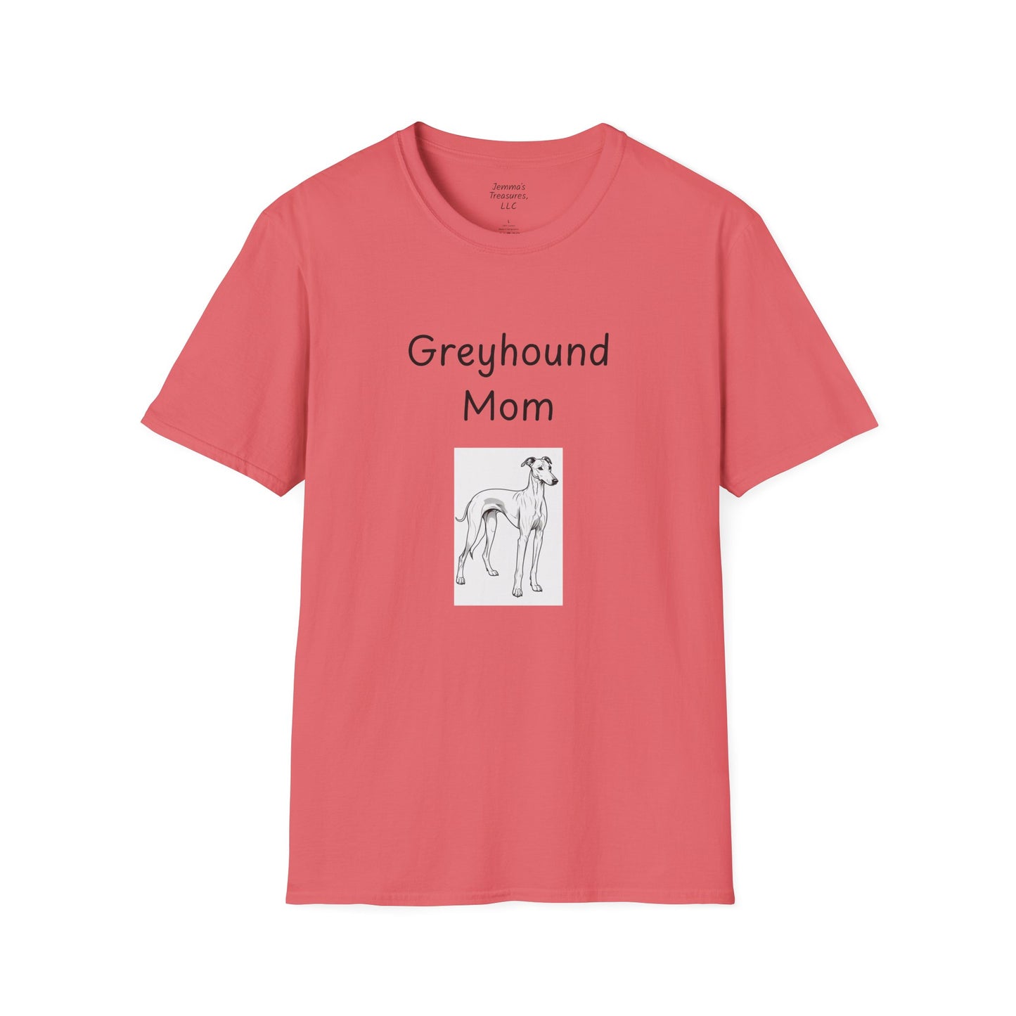 Unisex T-Shirt - "Greyhound Mom" - Hundebesitzer T-Shirt