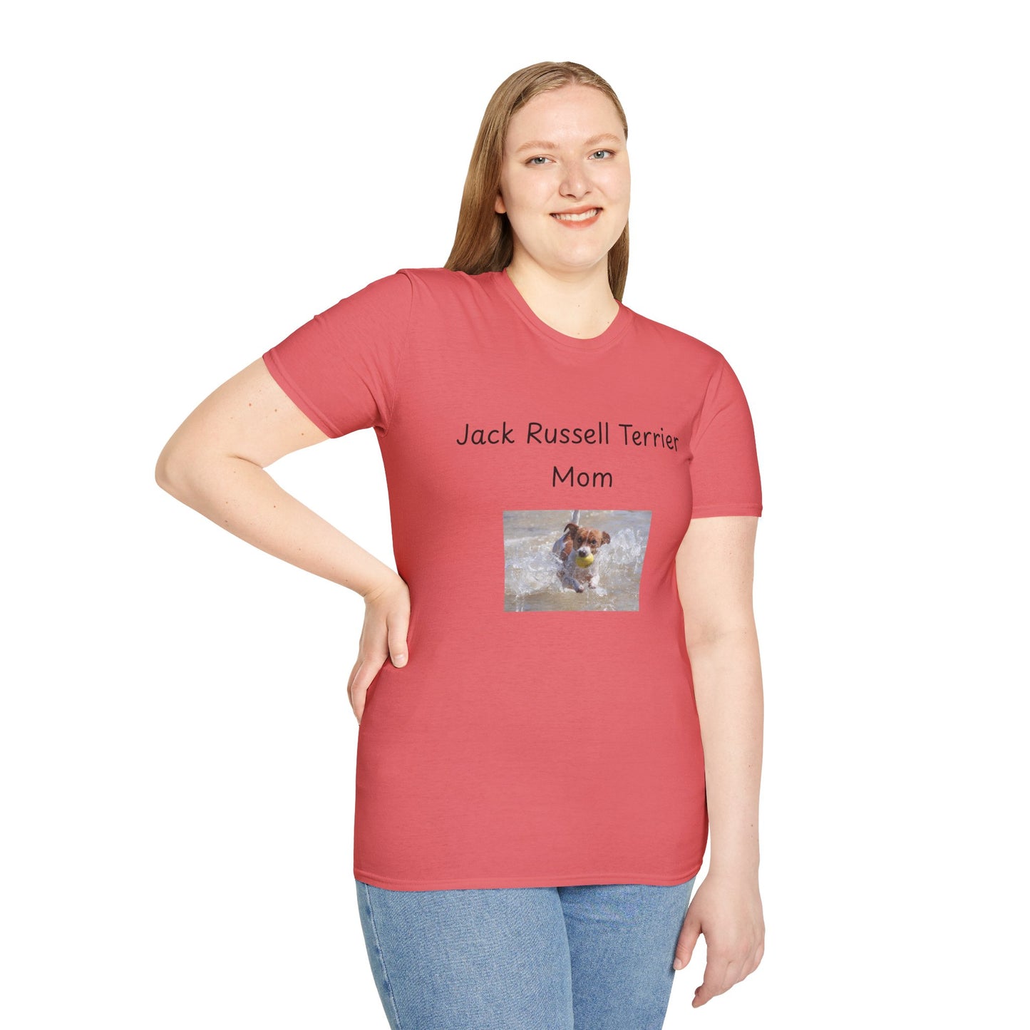 Unisex T-Shirt - "Jack Russell Terrier Mom" - Dog Owner Tee