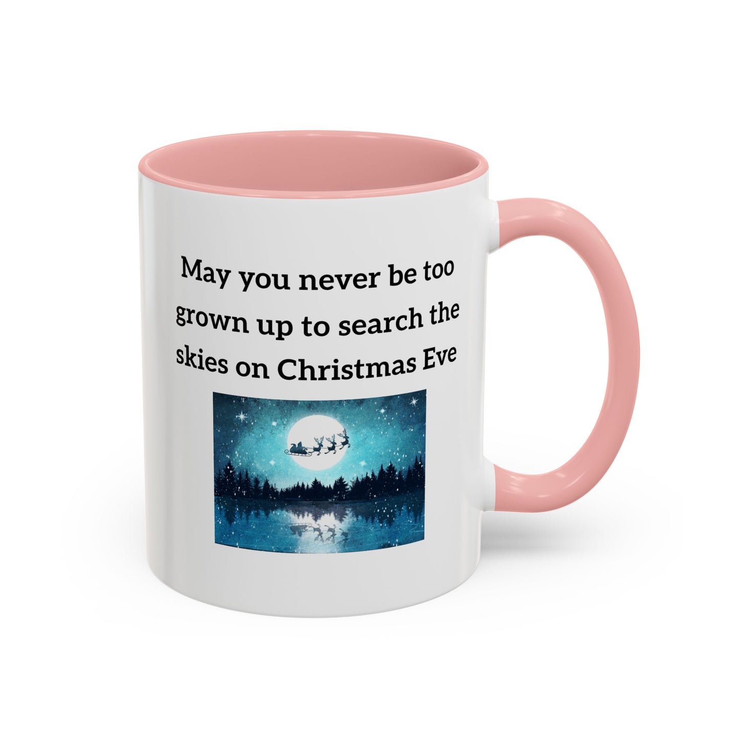 Weihnachtstasse – Zitat zum Thema „Suche den Himmel“ am Heiligabend