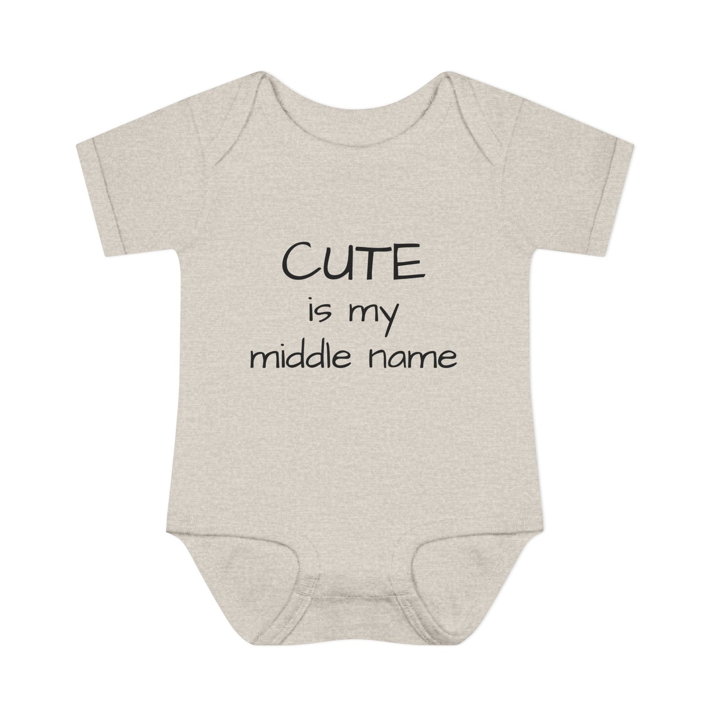 Infant/Toddler Bodysuit -  "Cute Is My Middle Name"