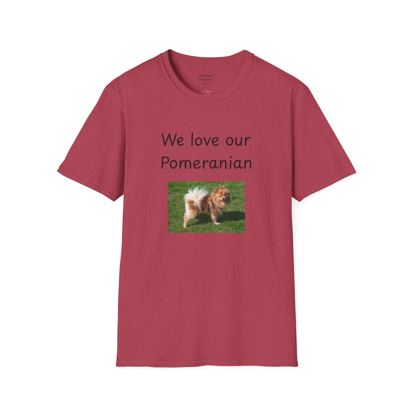 Unisex T-Shirt - "Wir lieben unseren Pommerschen" - Hundebesitzer T-Shirt
