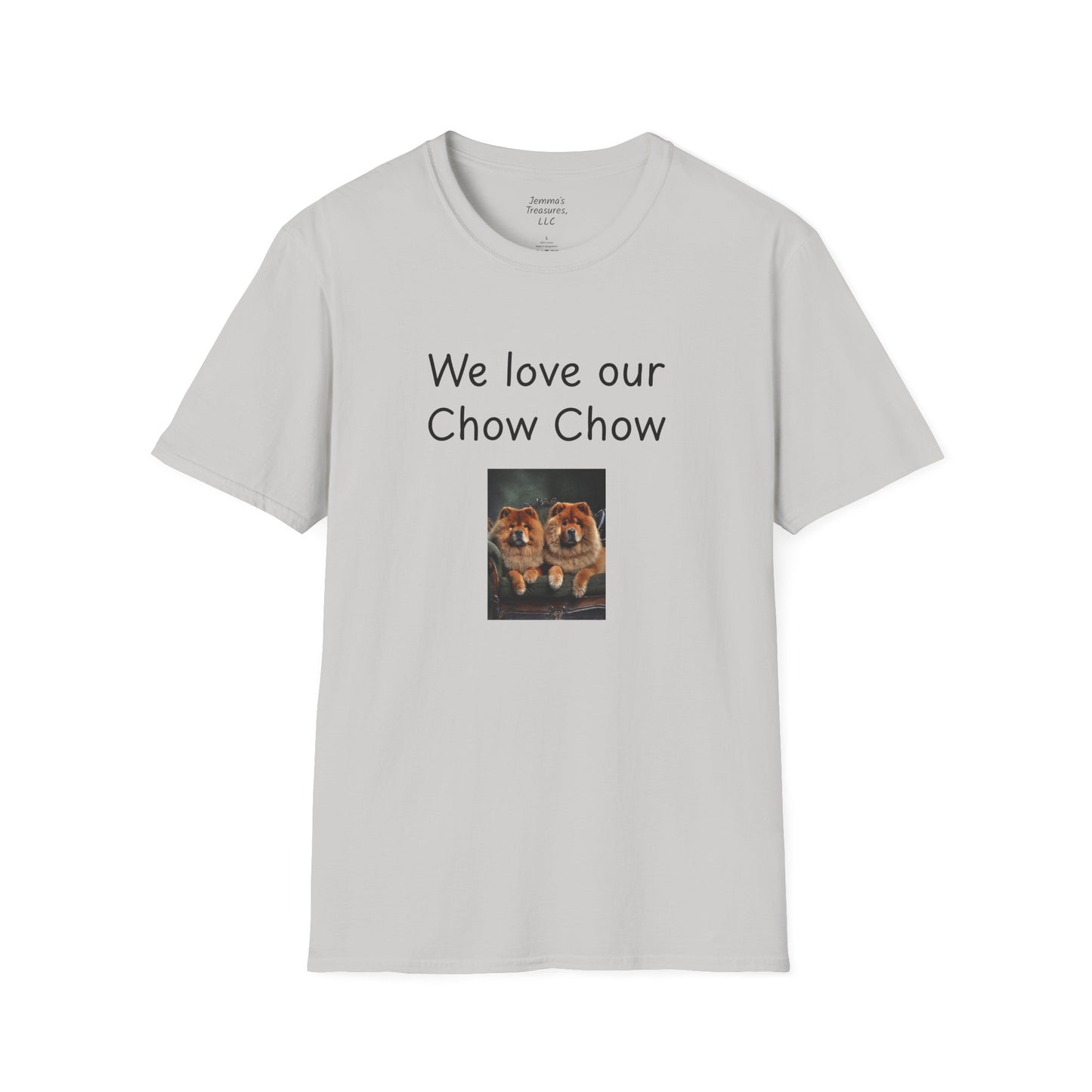 Unisex T-hemp - "Ons is lief vir ons Chow Chow" - Honde-eienaar T-hemp