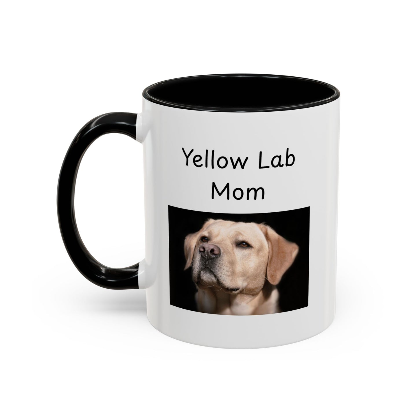 Keramiktasse – „Yellow Lab Mom“