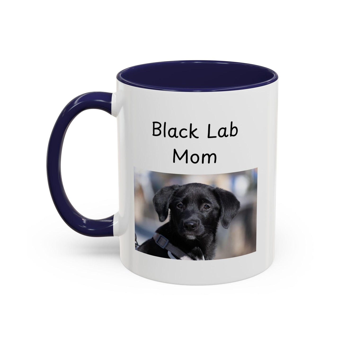 Keramiktasse – „Black Lab Mom“