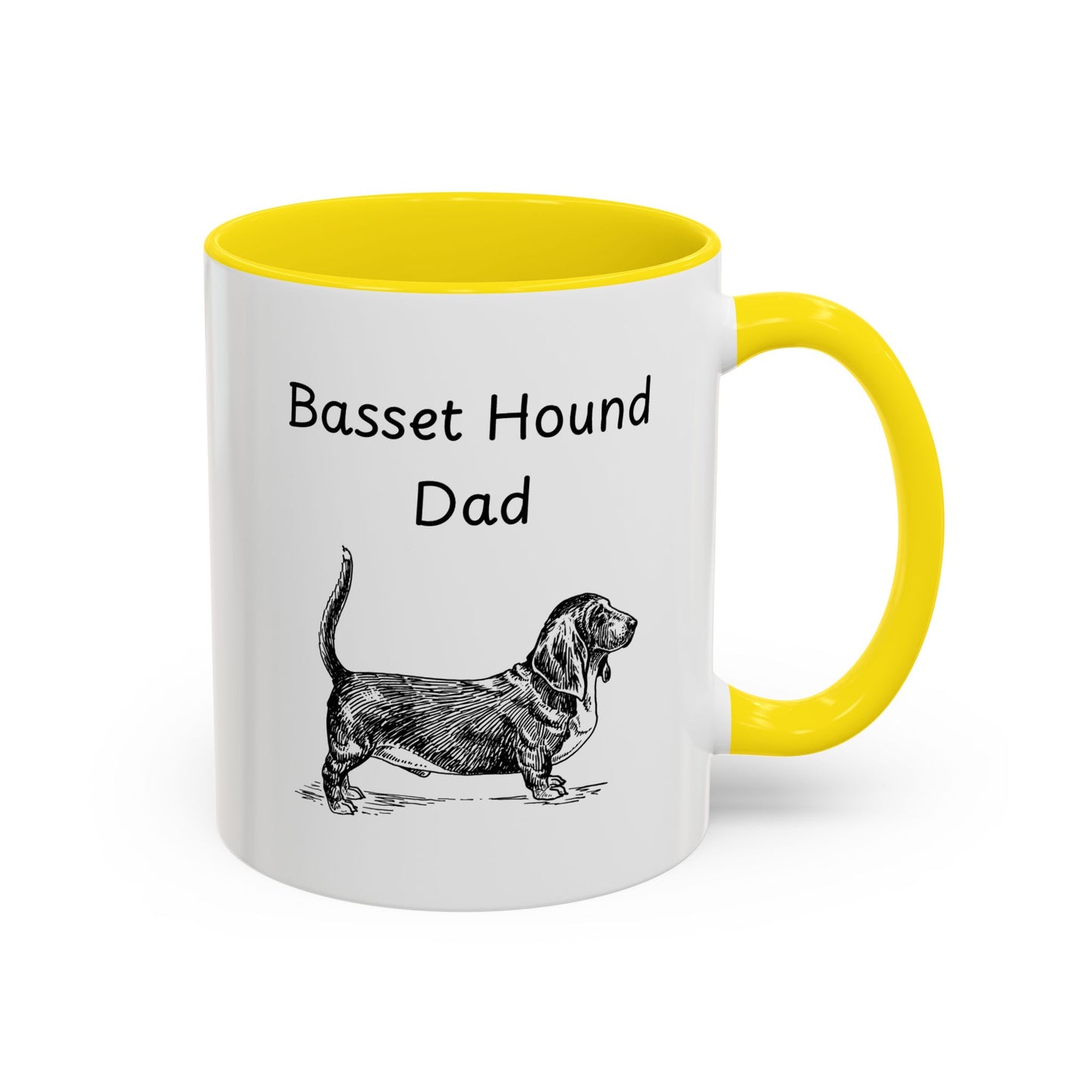 Ceramic Mug - "Basset Hound Dad"