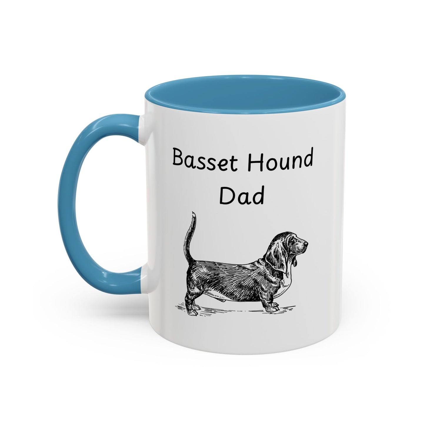 Ceramic Mug - "Basset Hound Dad"