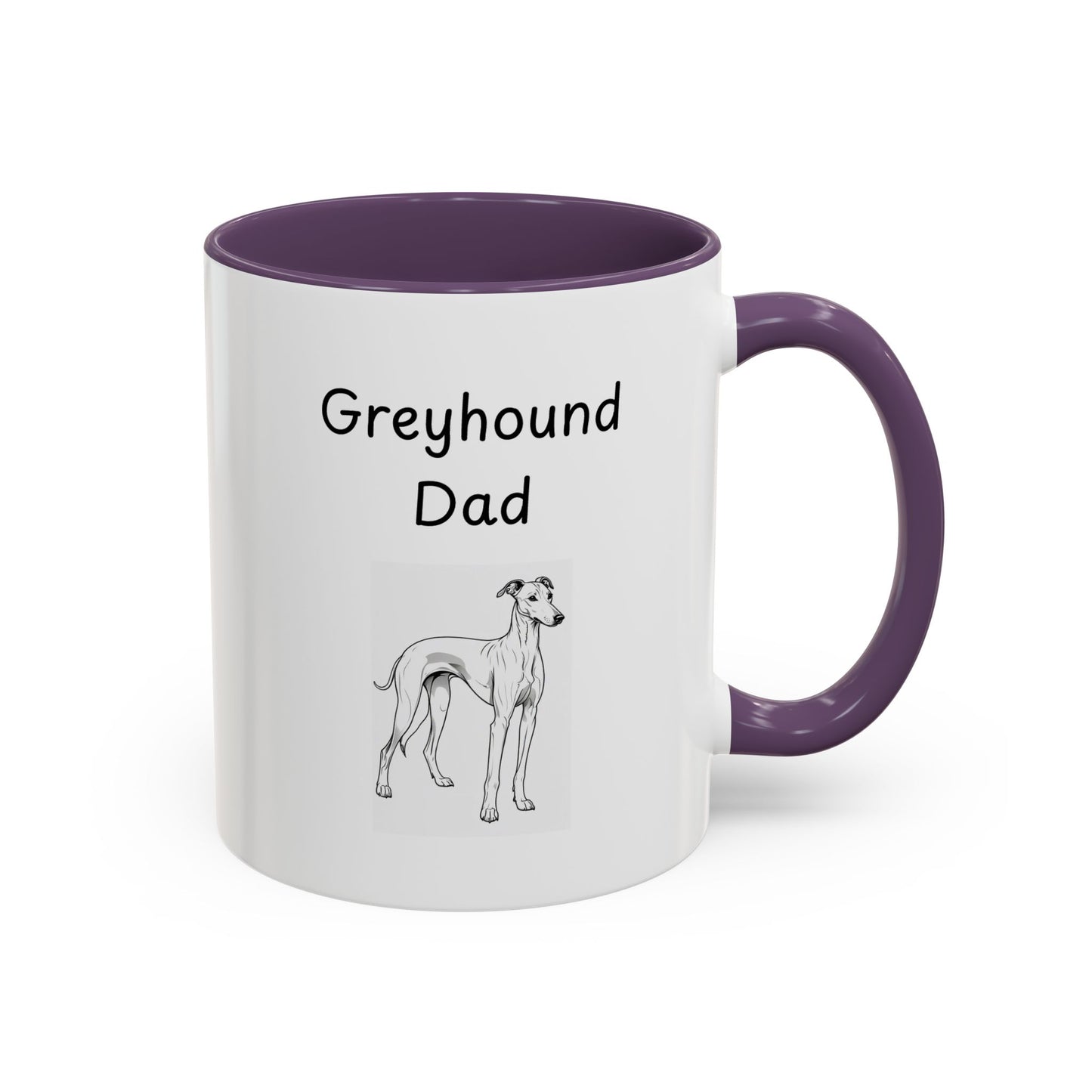 Ceramic Mug - "Greyhound Dad"
